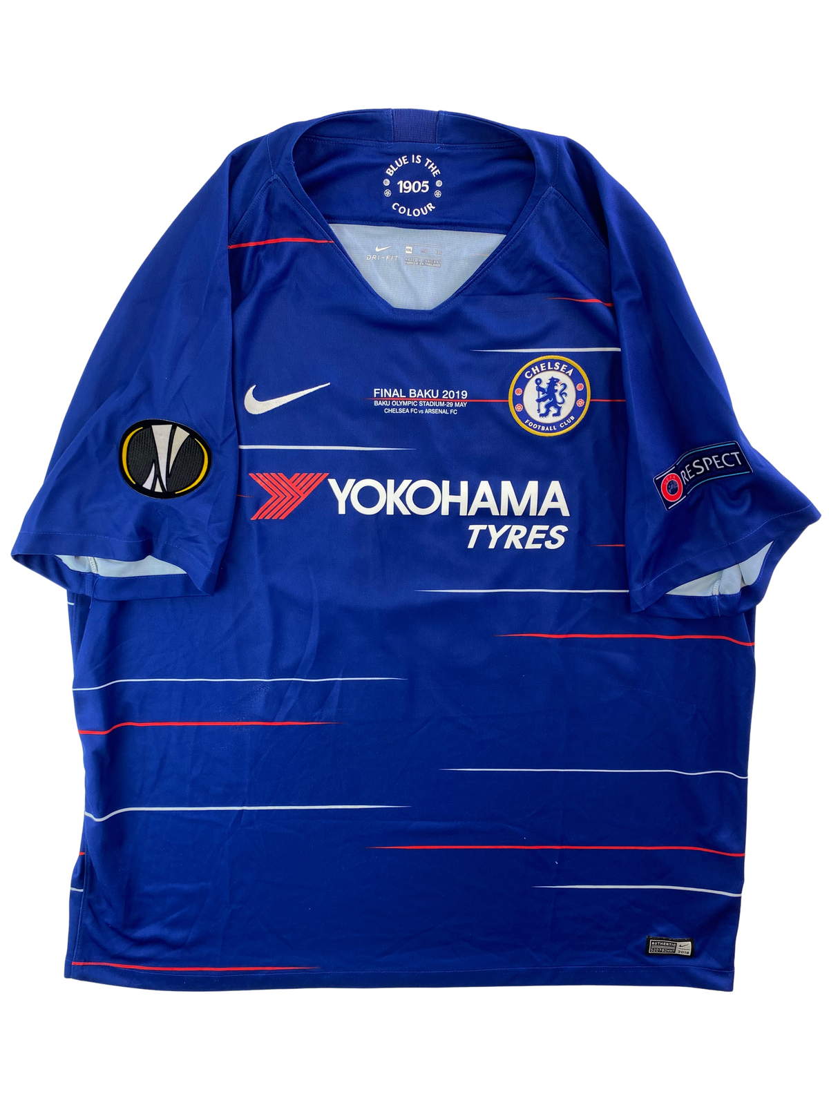 Eden Hazard Chelsea 18/19 FINAL PRINT - XXL