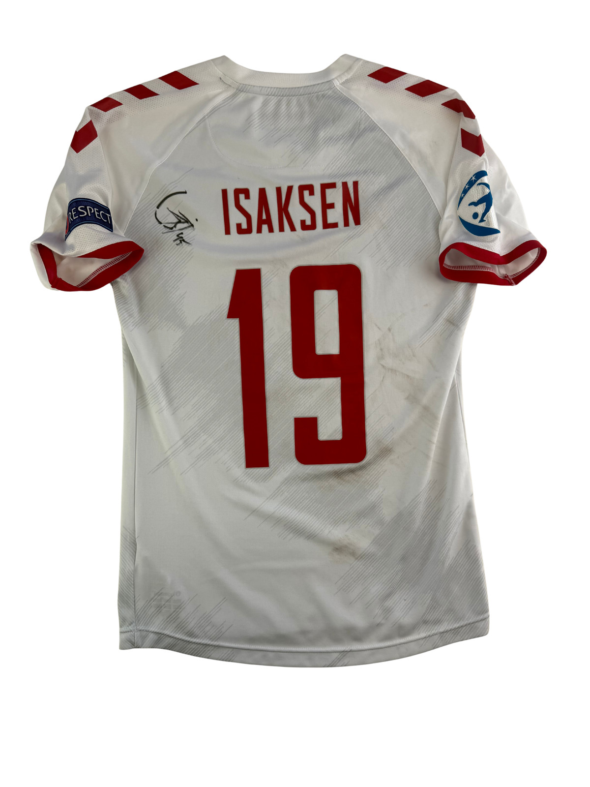 Gustav Isaksen Dänemark 20/21 Signed + Matchworn