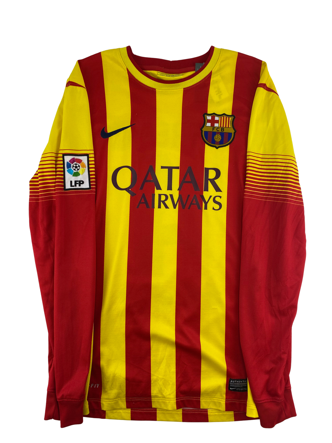 Cesc Fabregas Barcelona 13/14 Langarm-Auswärtstrikot - M