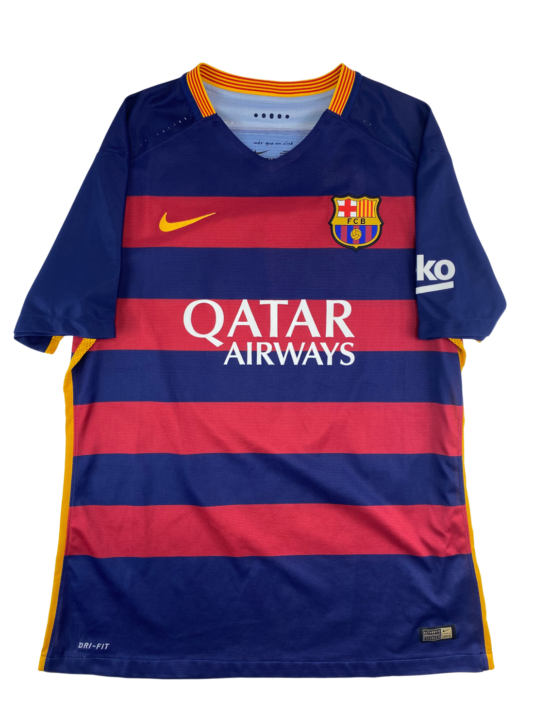 Lionel Messi Barcelona Heimtrikot 15/16 (Spielerausgabe) - XL