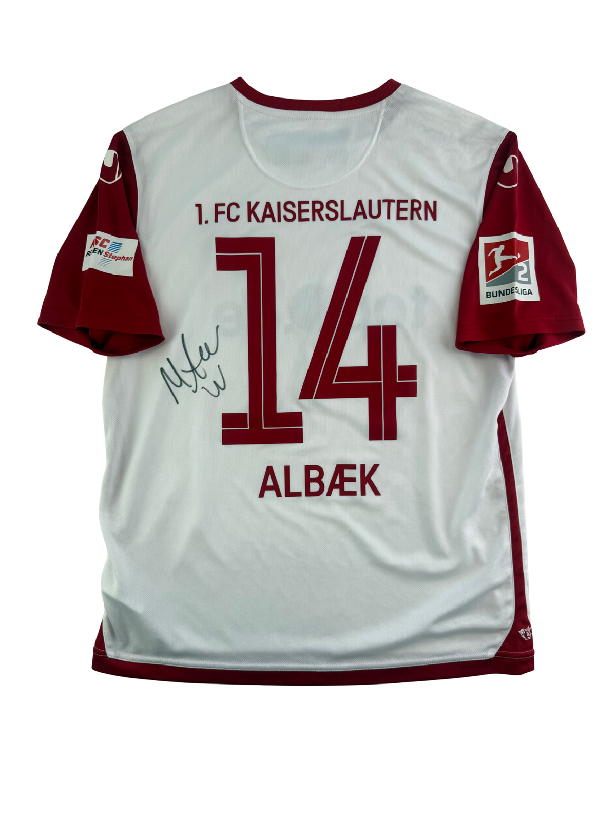 Mads Albæk Kaiserlautern 17/18 SIGNIERT - L
