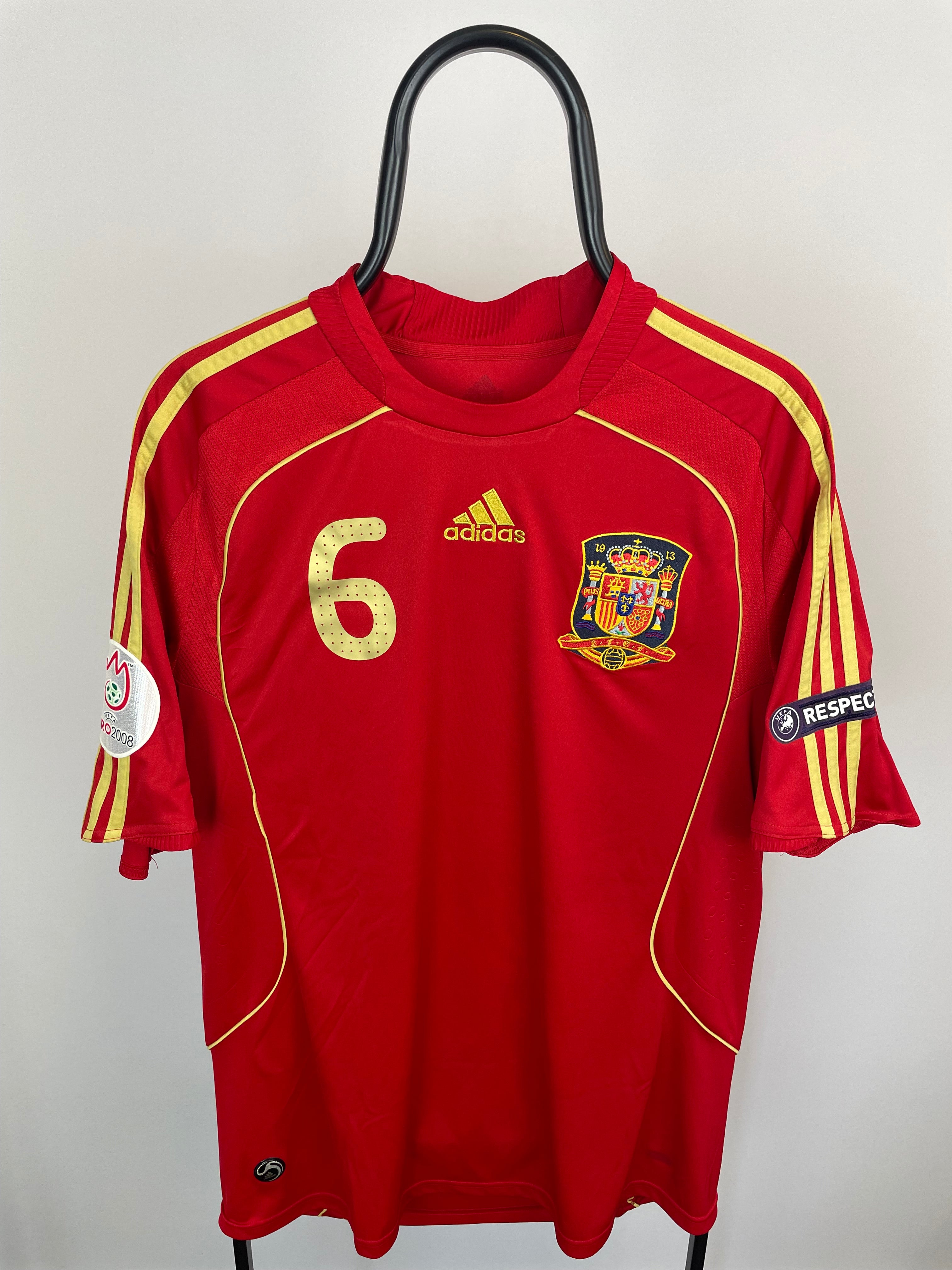Andrés Iniesta Spanien 08/09 Heimtrikot - Größe L