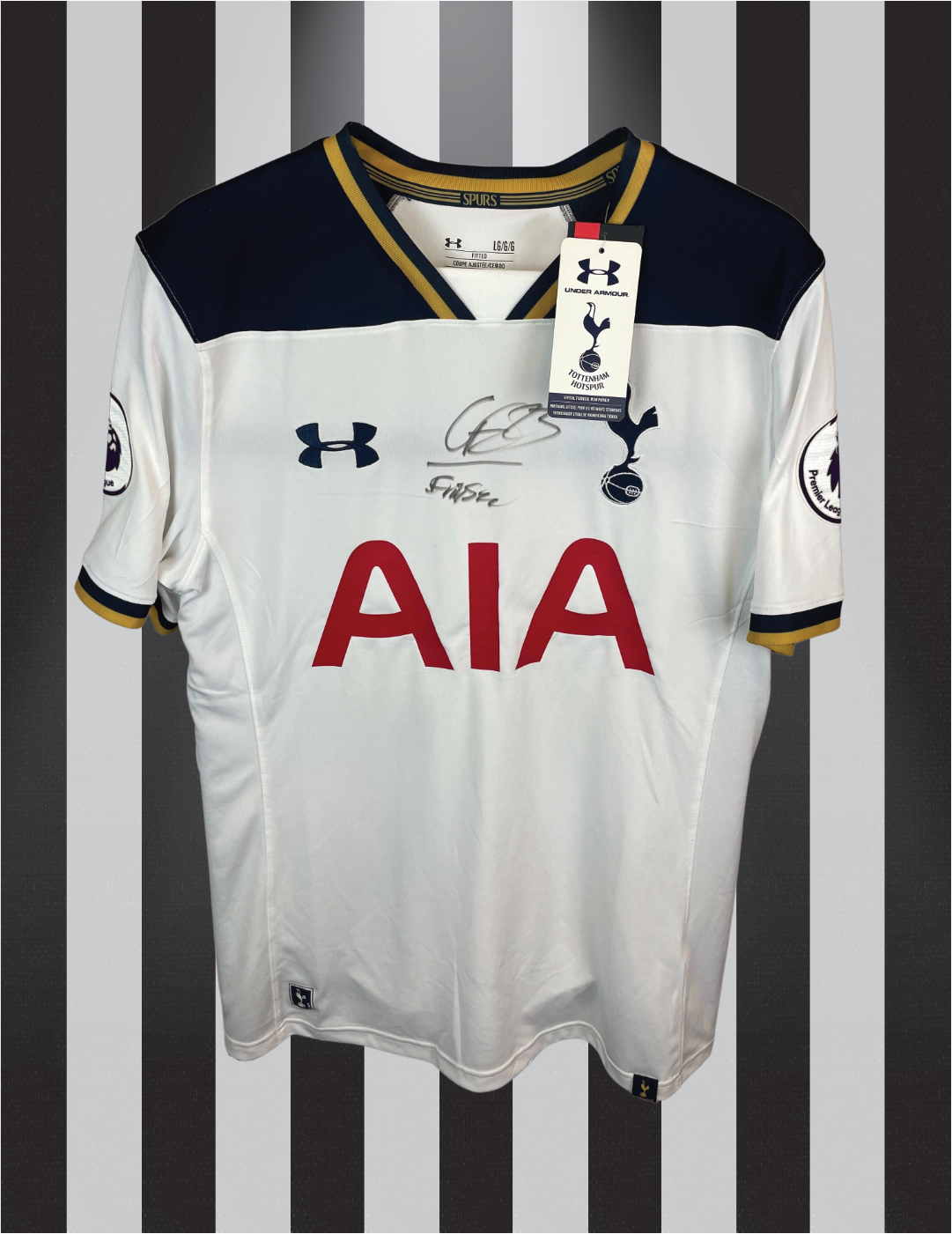 Christian Eriksen Tottenham 16/17 SIGNIERTES Heimtrikot - L