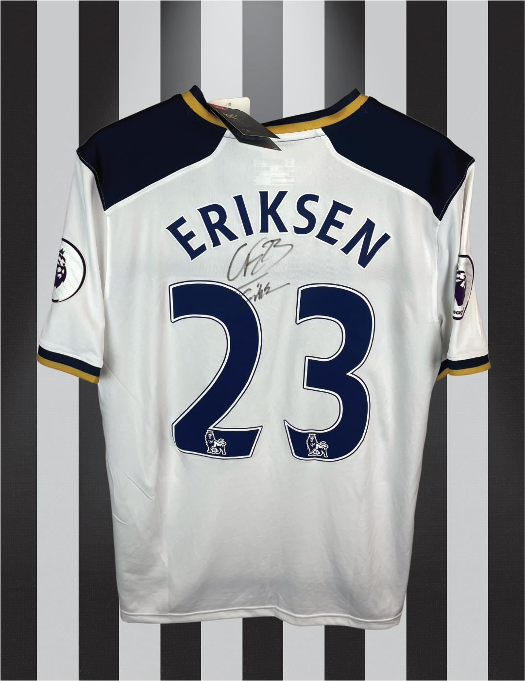 Christian Eriksen Tottenham 16/17 SIGNIERTES Heimtrikot - L