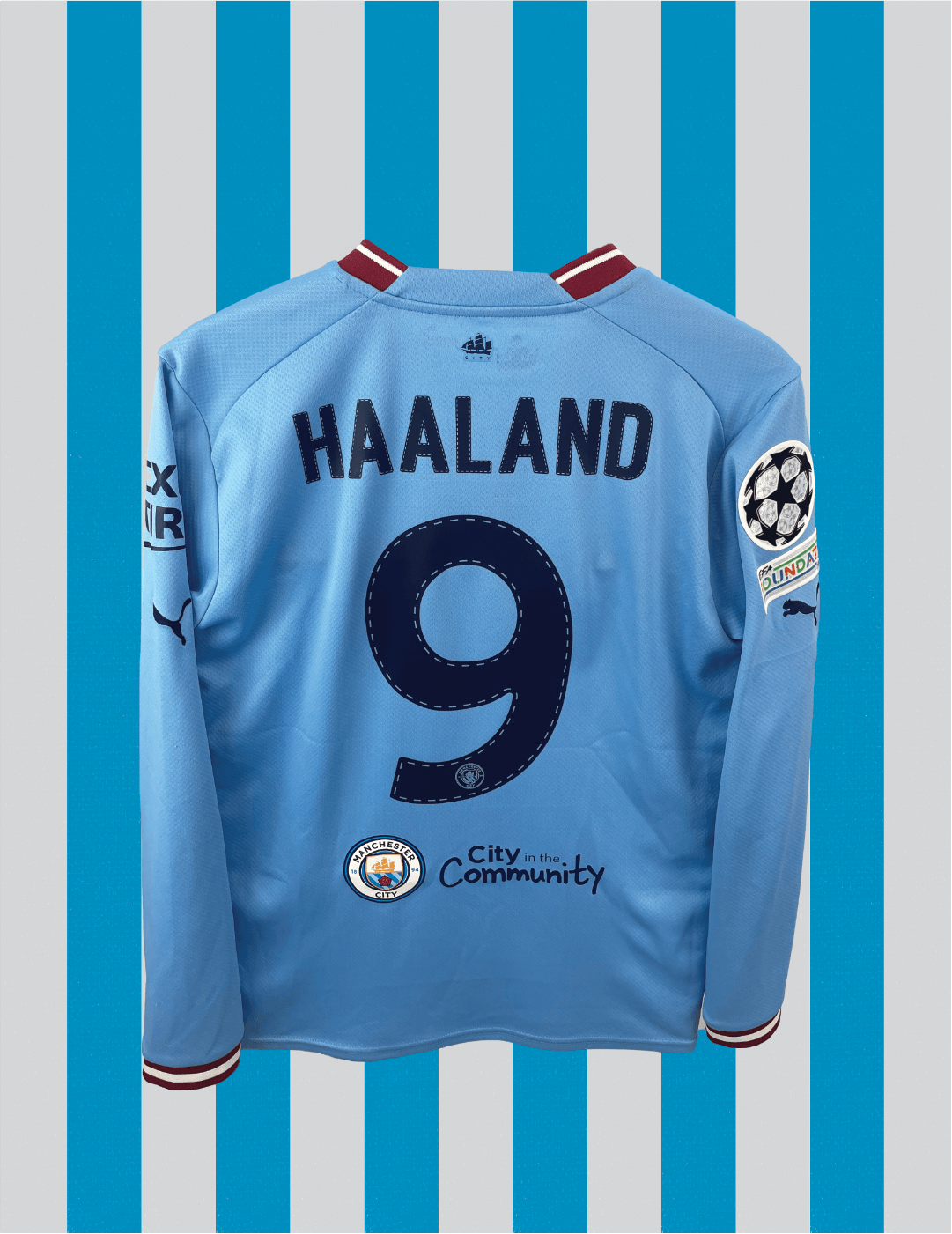 Erling Haaland Manchester City 22/23 FINALPRINT - M