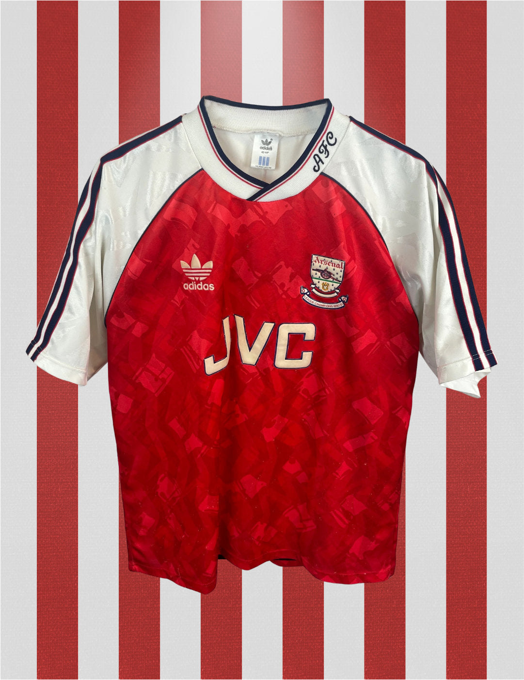 Arsenal 91/92 hjemmebanetrøje - L