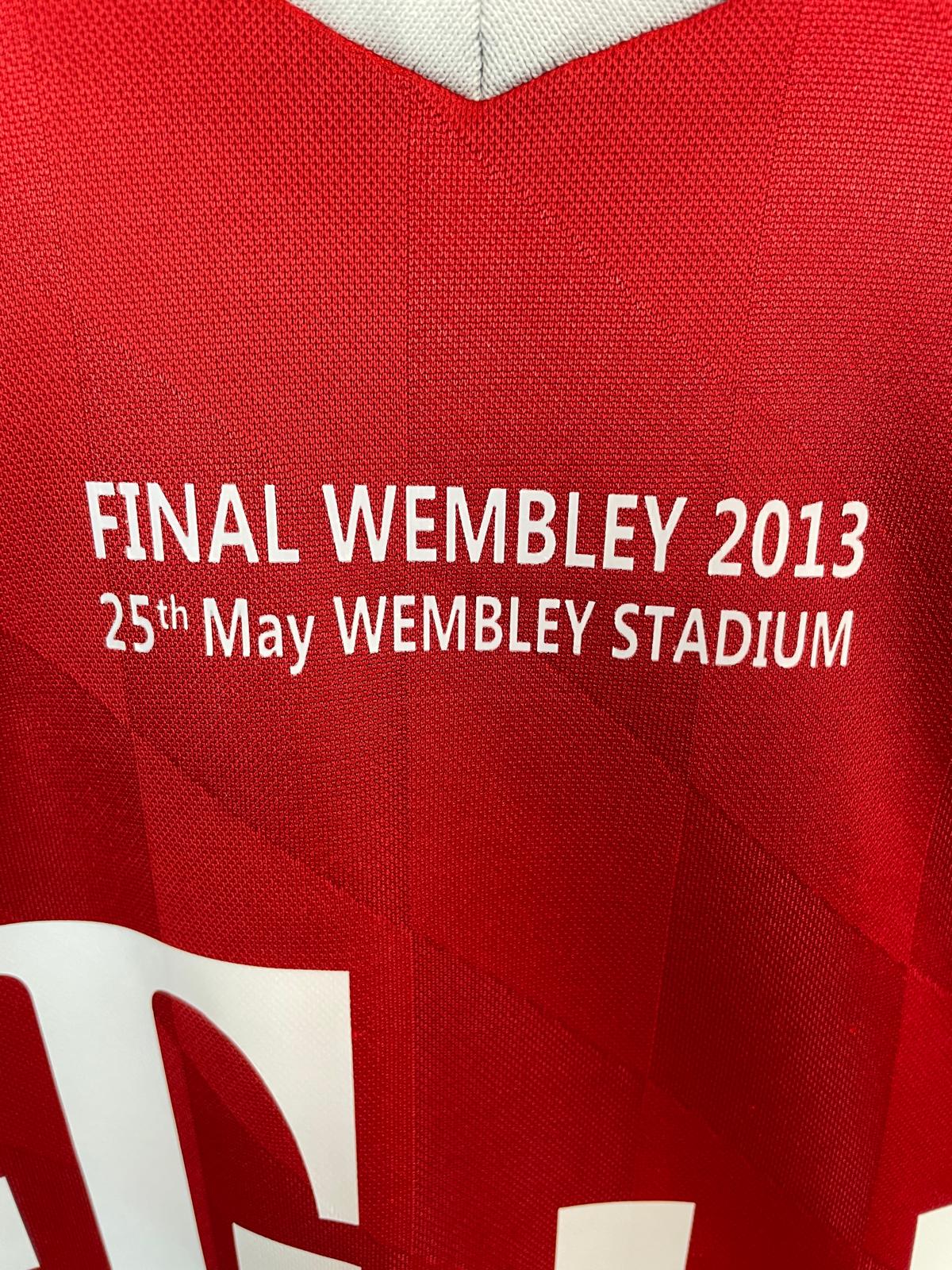 Bastian Schweinsteiger Bayern München Heimtrikot 12/13 Endgültiger Aufdruck - M