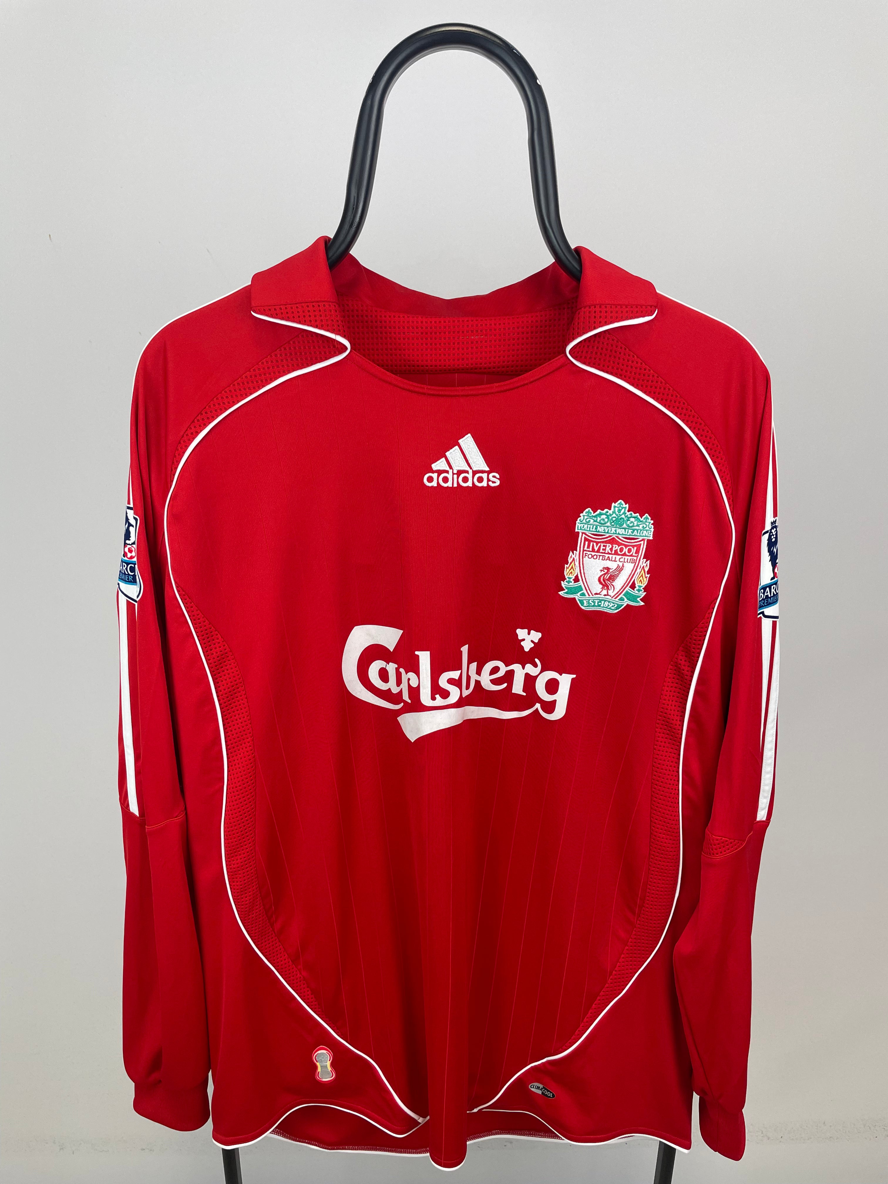 Fernando Torres Liverpool 07/08 Langarm-Heimtrikot - L