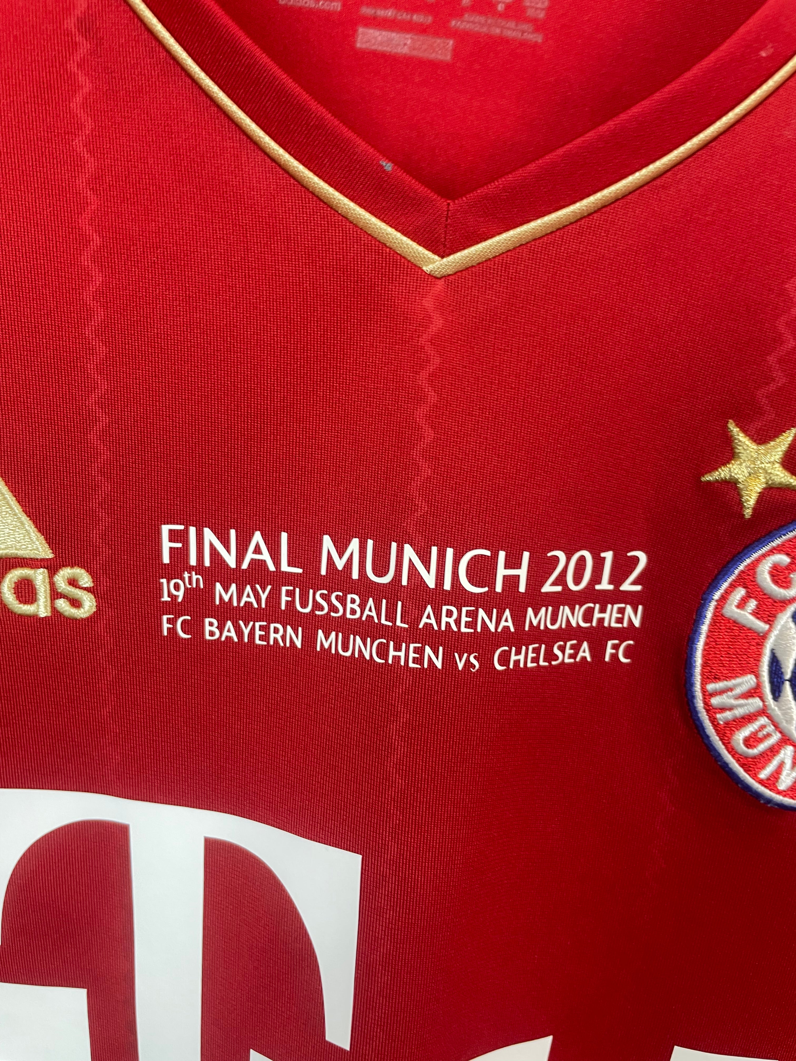 Thomas Müller Bayern München 11/12 hjemmebanetrøje FINALETRYK - M