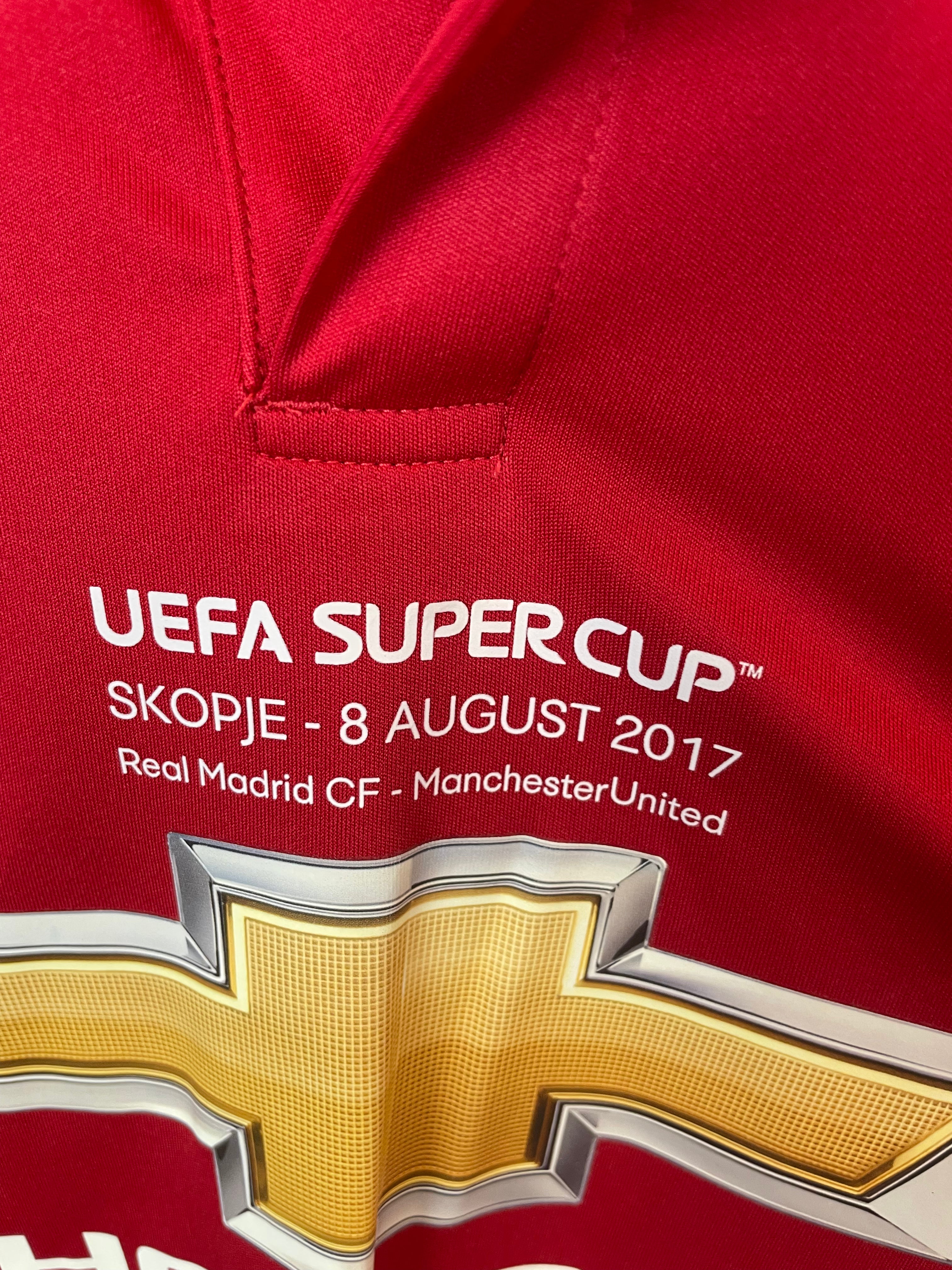 Romelu Lukaku Manchester United 17/18 hjemmebanetrøje FINALETRYK - M