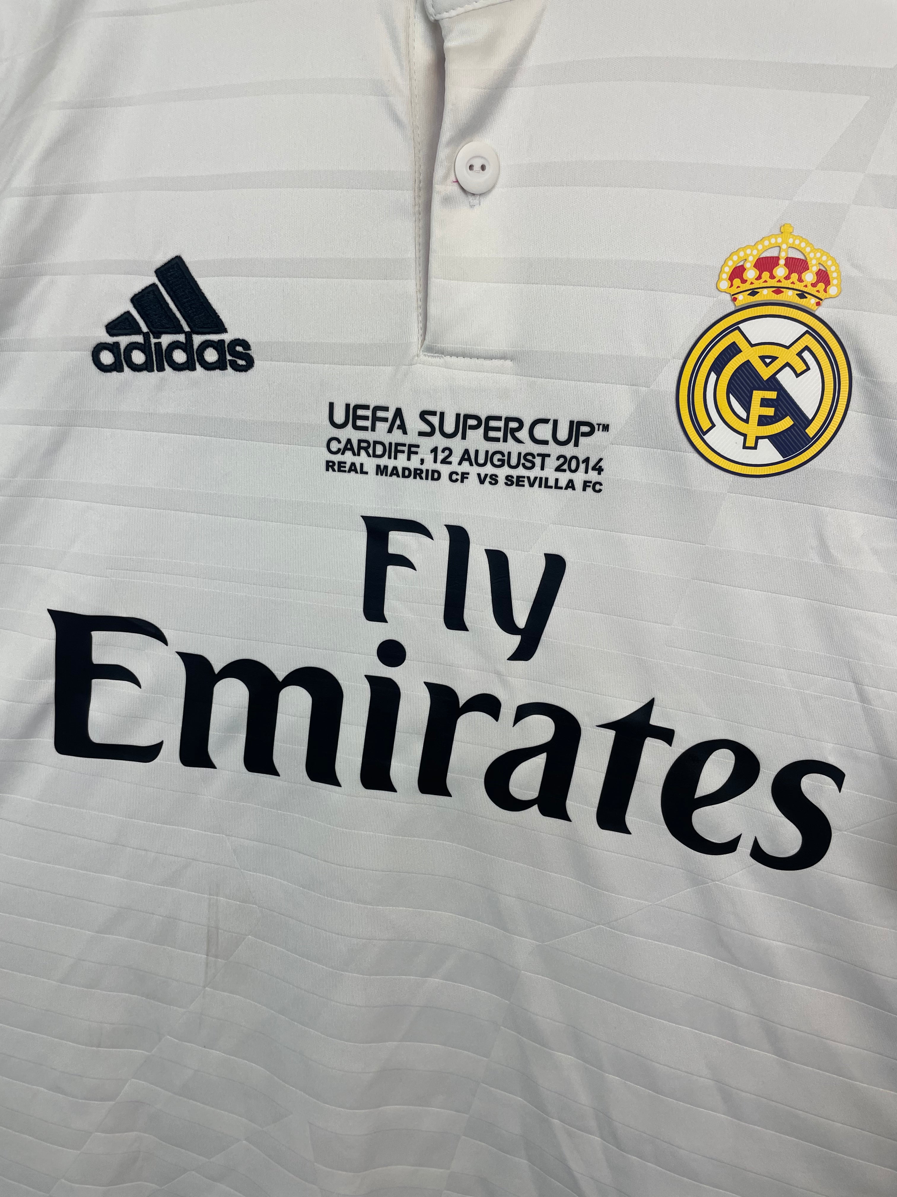 Cristiano Ronaldo Real Madrid 14/15 hjemmebanetrøje FINALETRYK - S