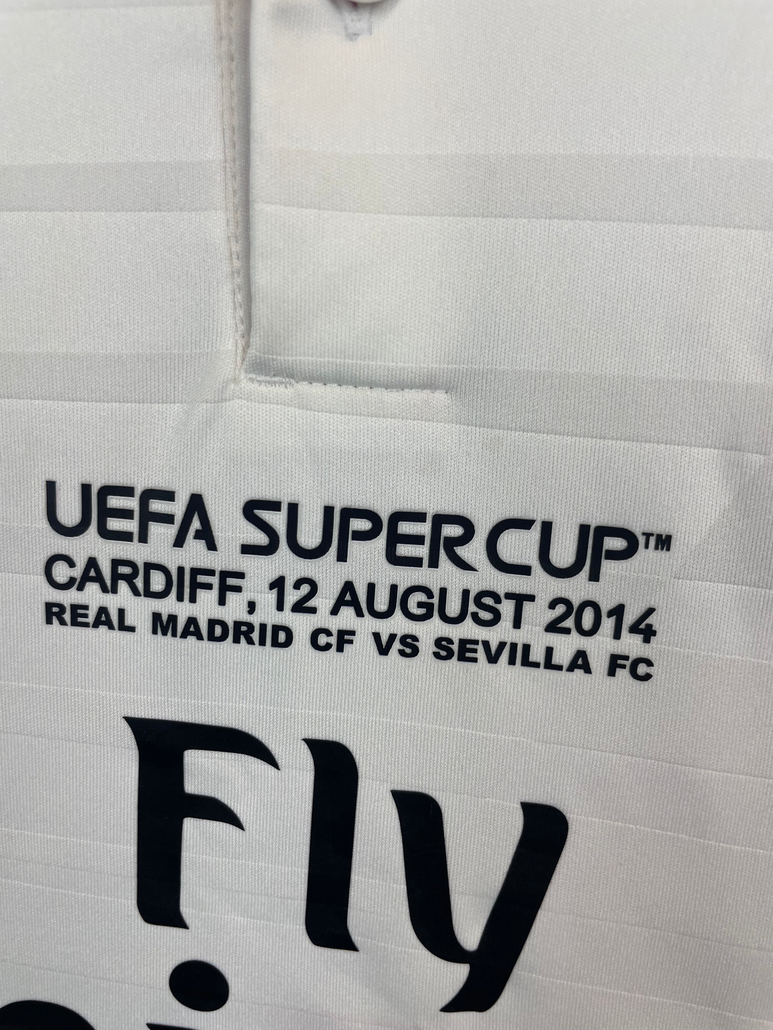 Cristiano Ronaldo Real Madrid Heimtrikot 14/15 ENDGÜLTIGER DRUCK - S