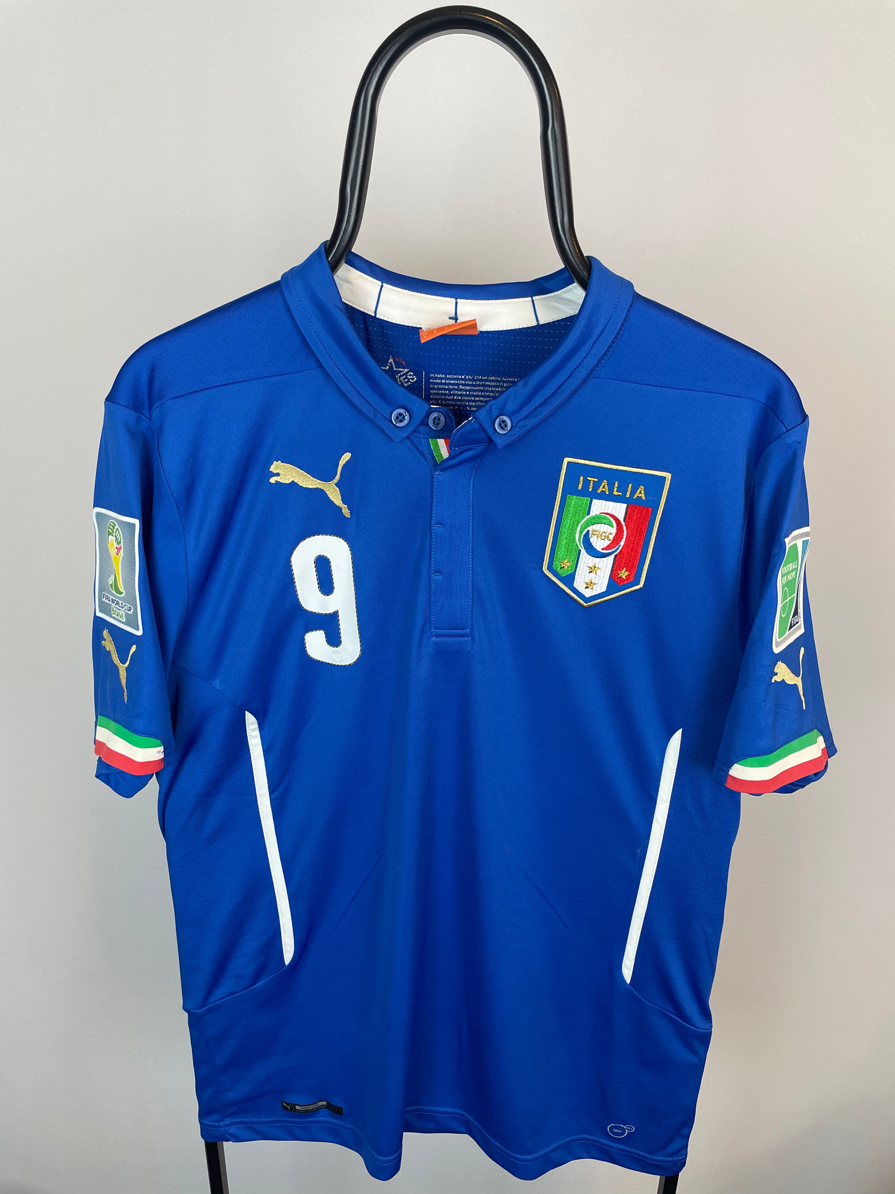 Mario Balotelli Italien Heimtrikot 14/16 - L