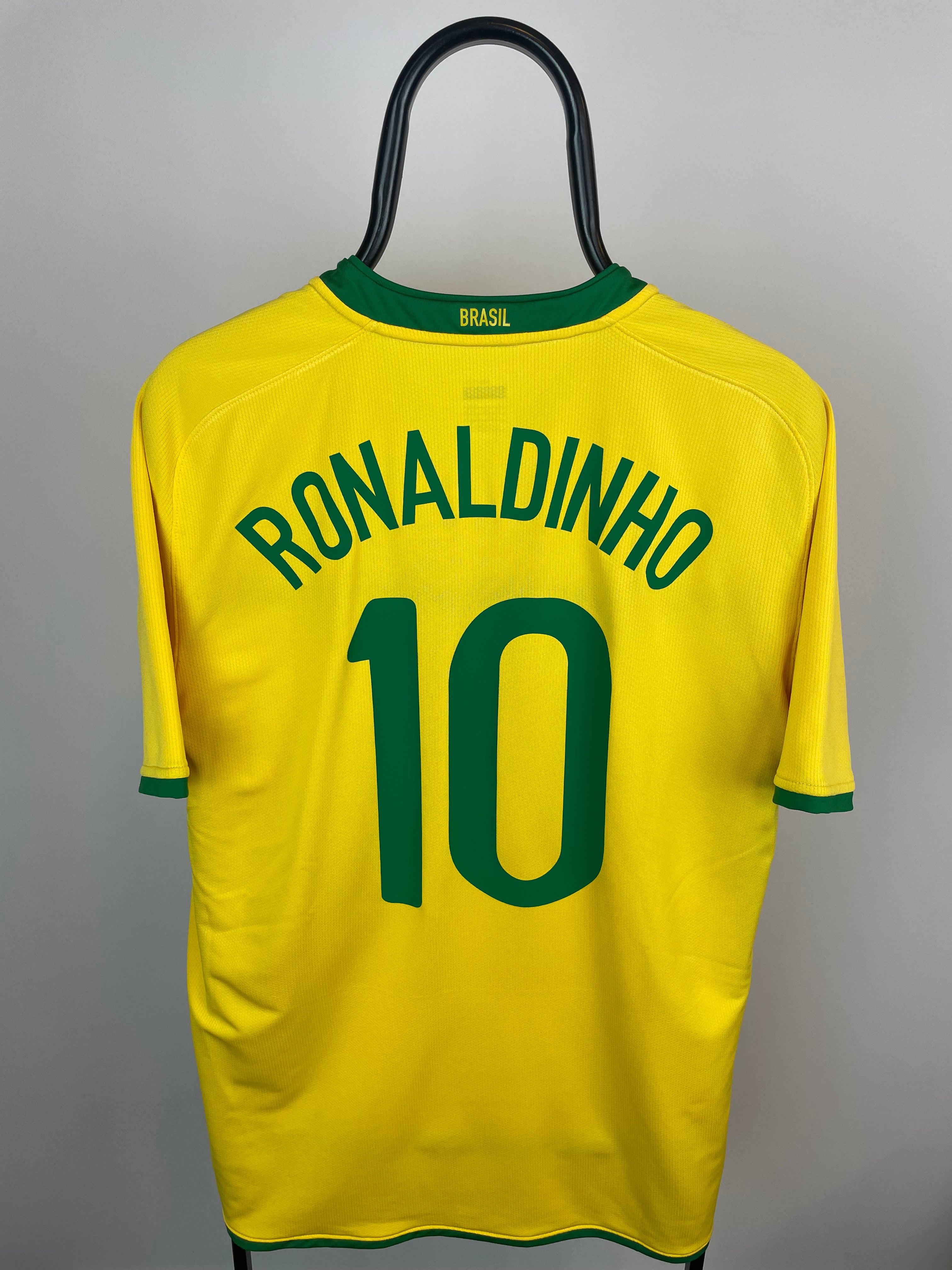 Ronaldinho Brasilien Heimtrikot 08/10 - L