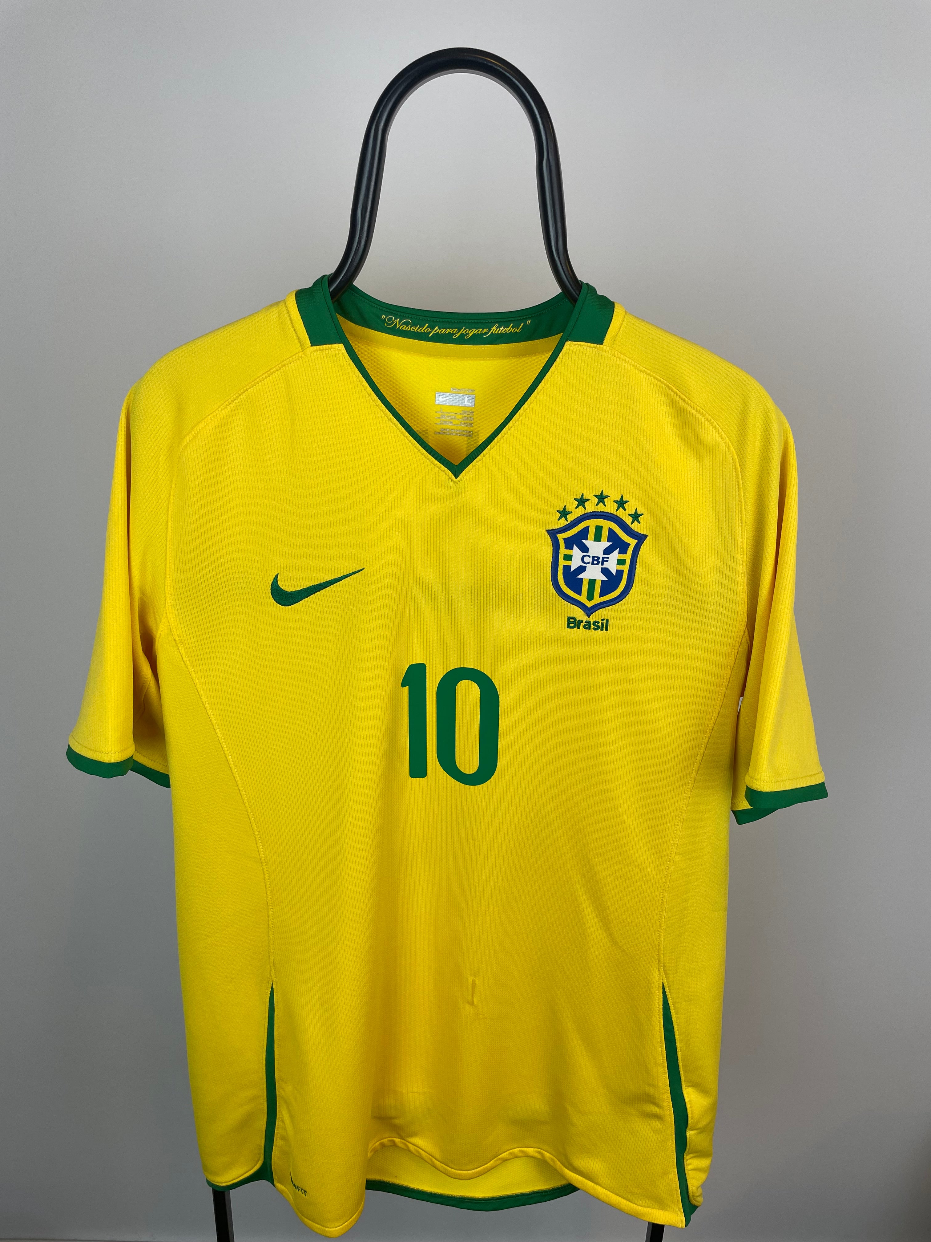 Ronaldinho Brasilien Heimtrikot 08/10 - L