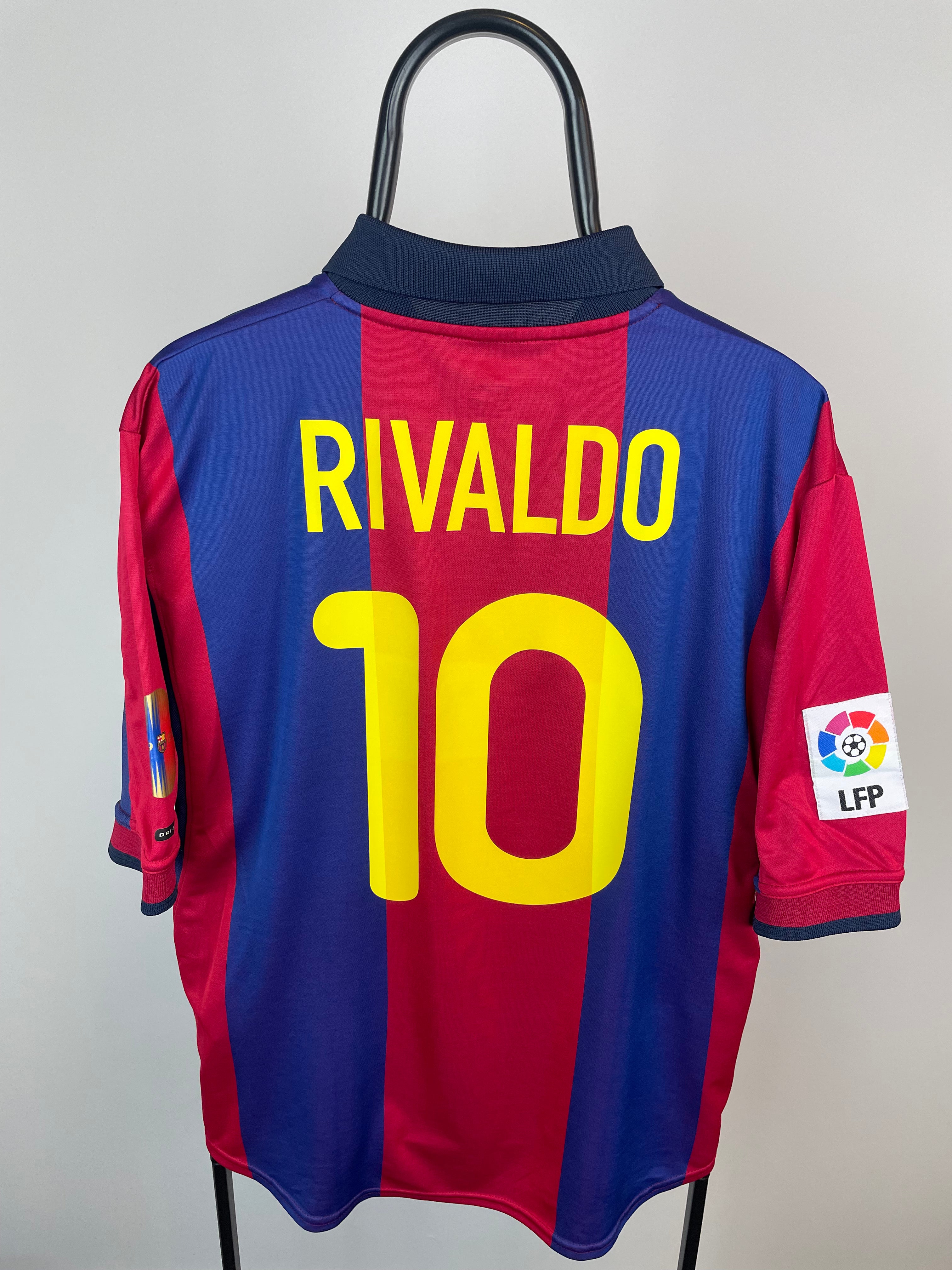 Rivaldo Barcelona 00/01 Heimtrikot – L