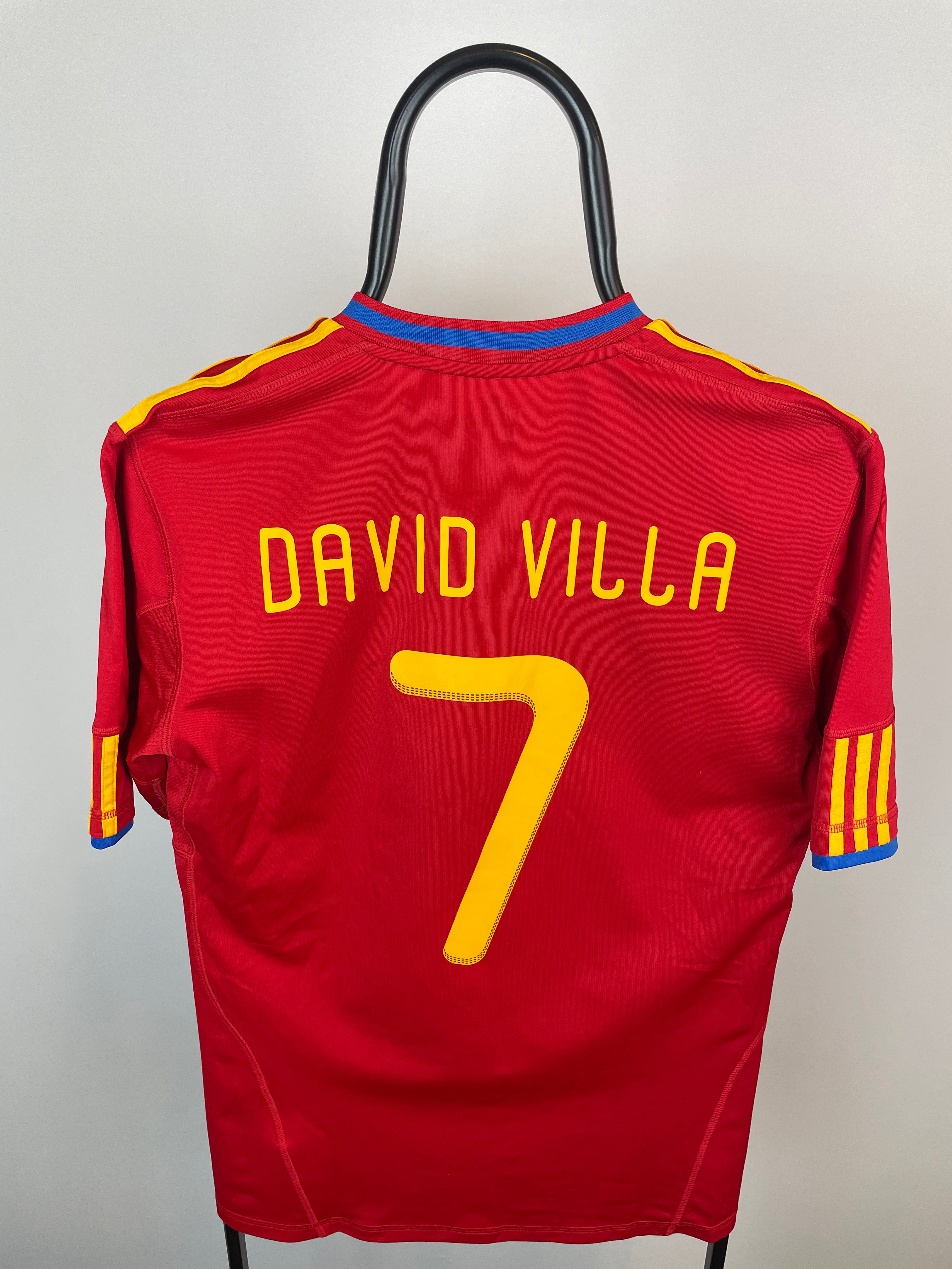 David Villa Spanien 10/12 Heimtrikot - M