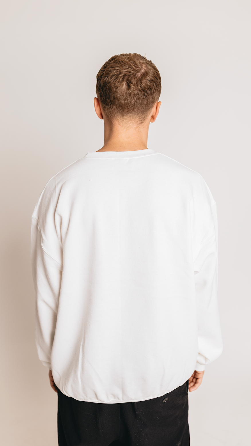 Schweres Sweatshirt mit Fußball-Nostalgie-Motiv