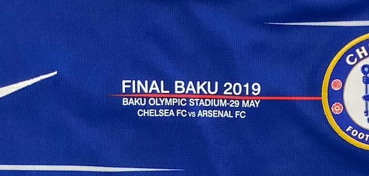 Eden Hazard Chelsea 18/19 FINAL PRINT - XXL