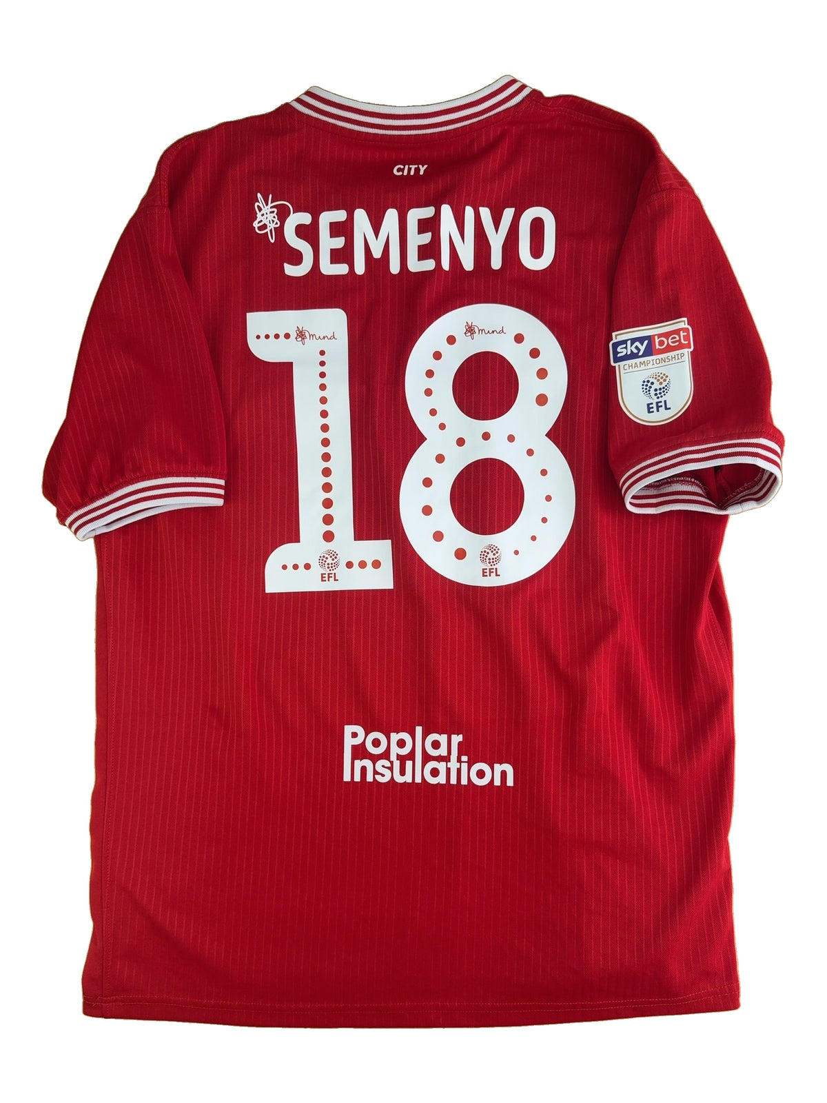 Antoine Semenyo Bristol City 18/19 - XXL · bagside