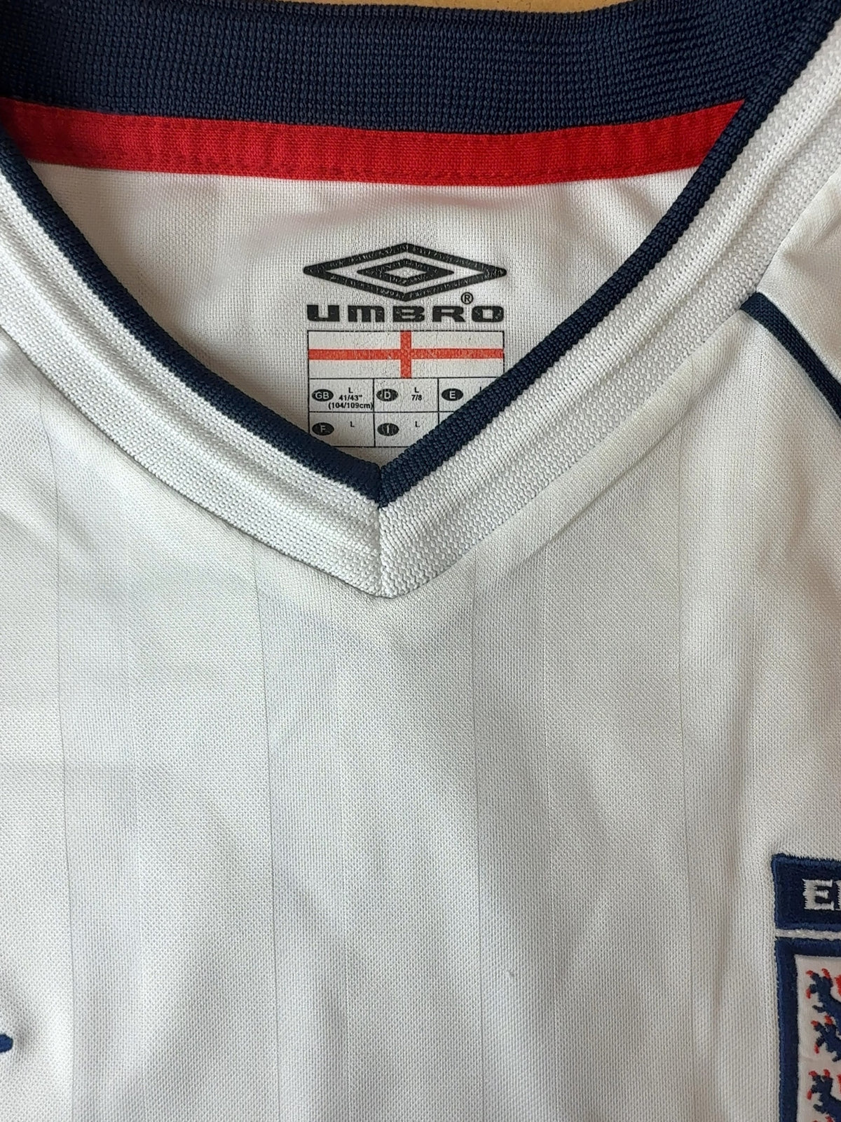 David Beckham England 02/04 - L · detalje