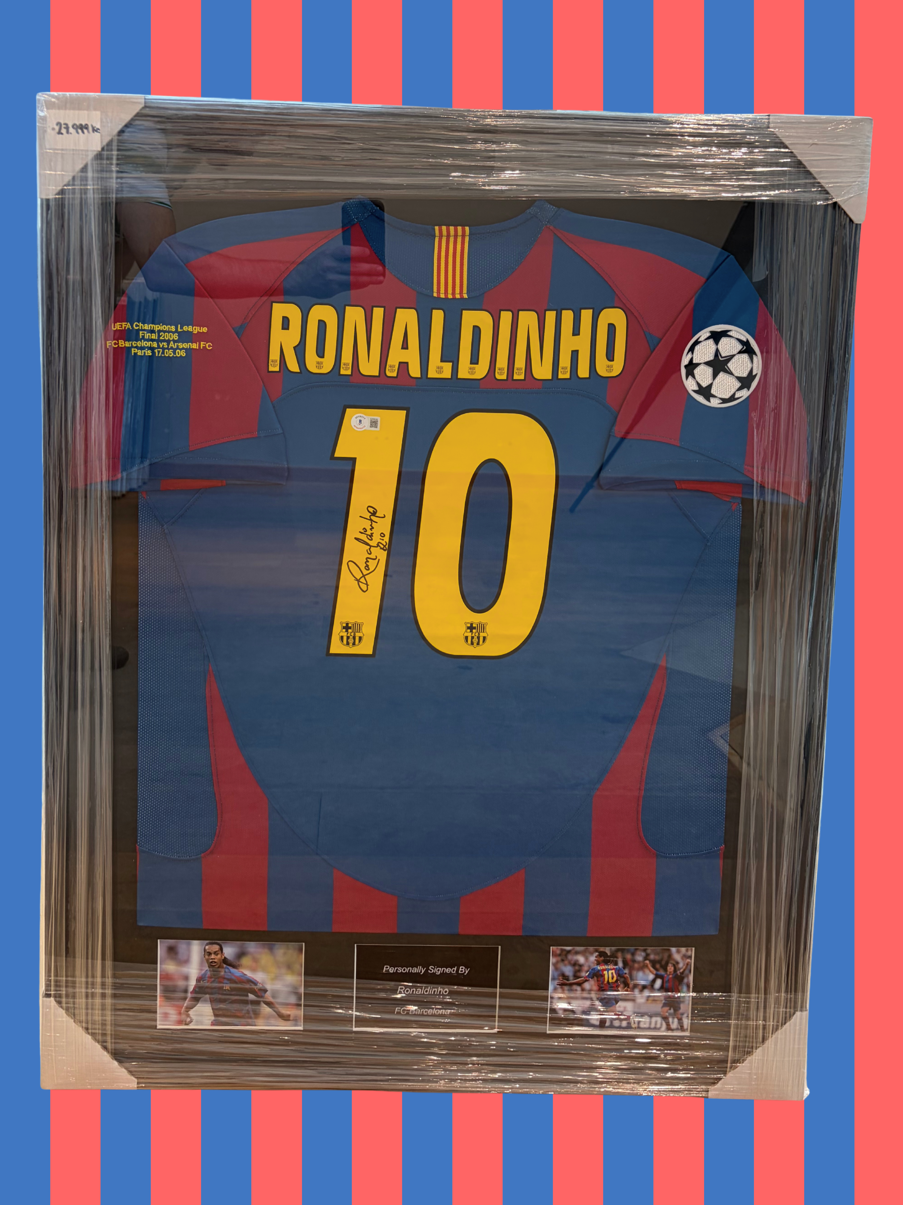 Ronaldinho Barcelona 05/06 SIGNIERT