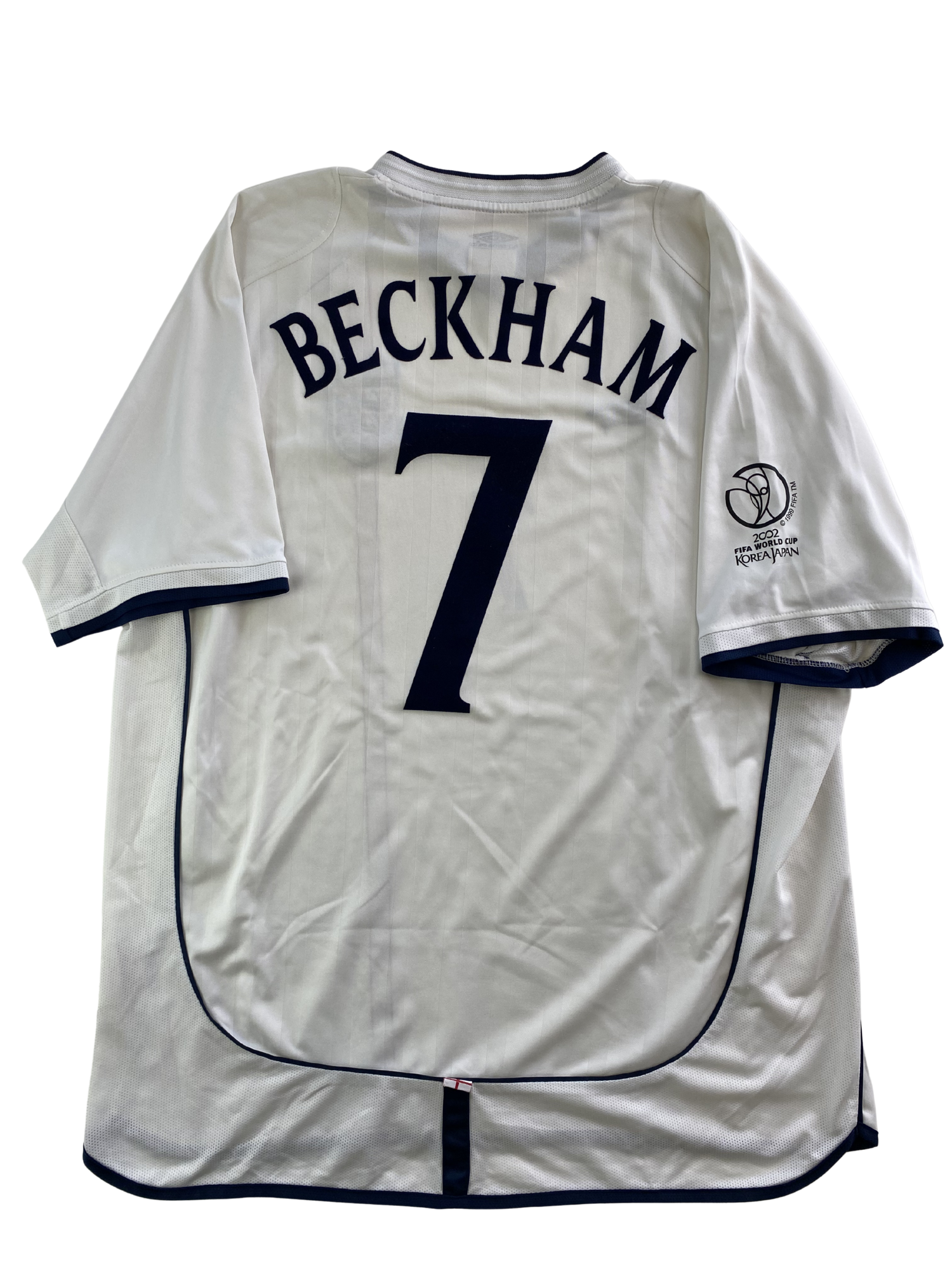 David Beckham England 01/03 hjemmebanetrøje - XXL
