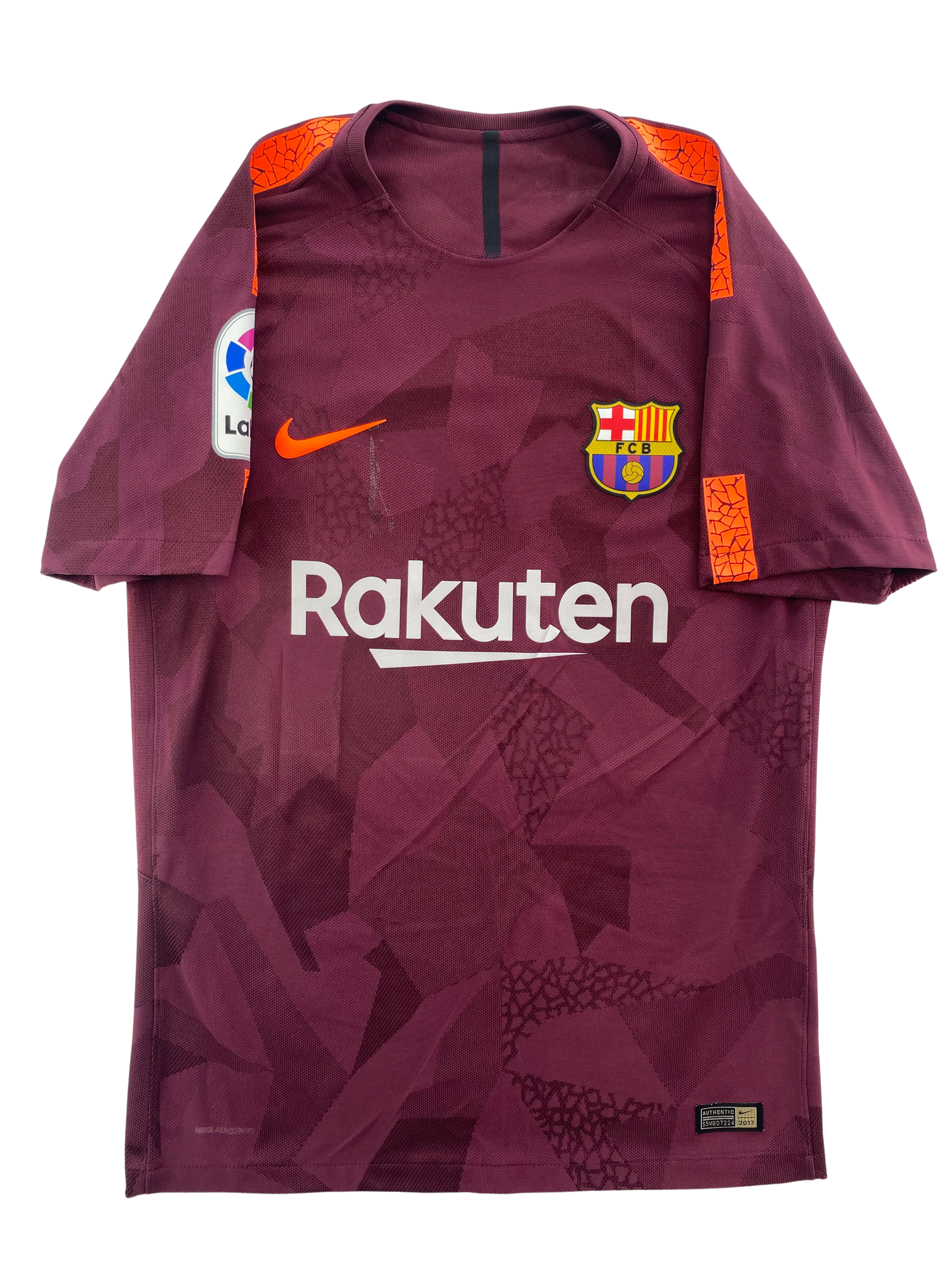 Lionel Messi Barcelona 17/18 3 trøje Vapor - M