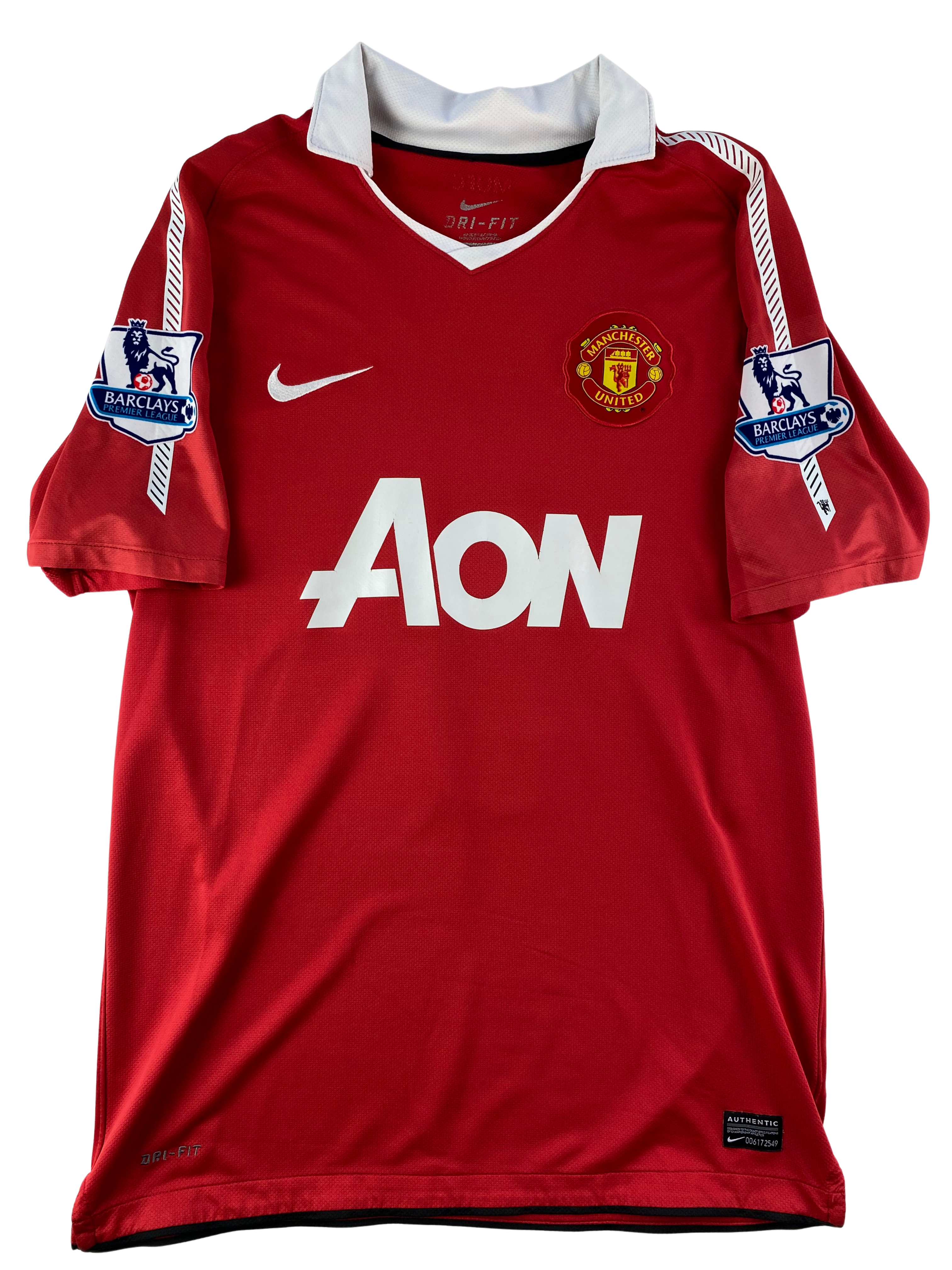Patrice Evra Manchester United Heimtrikot 10/11 - M