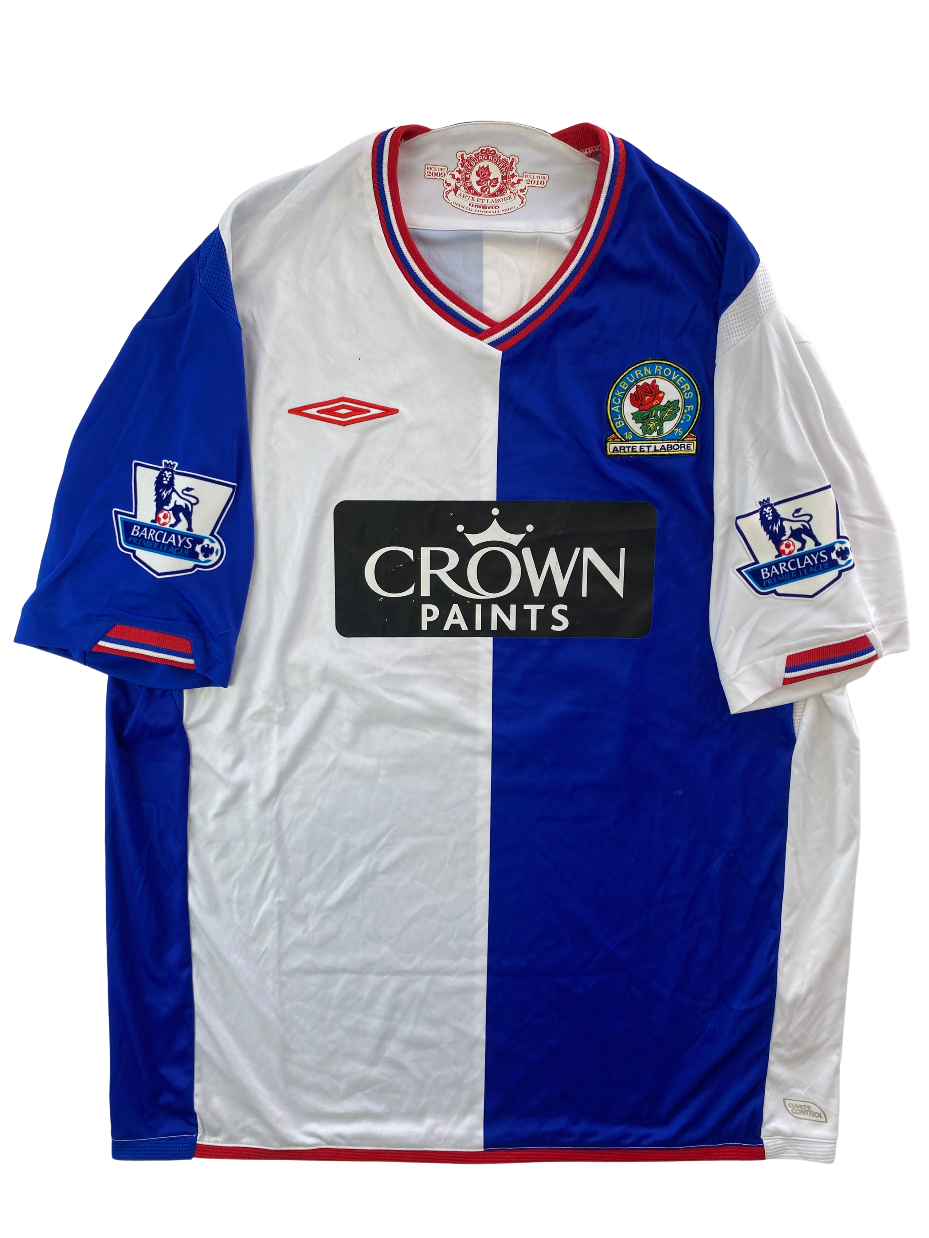 Michel Salgado Blackburn Rovers 09/10 - XL
