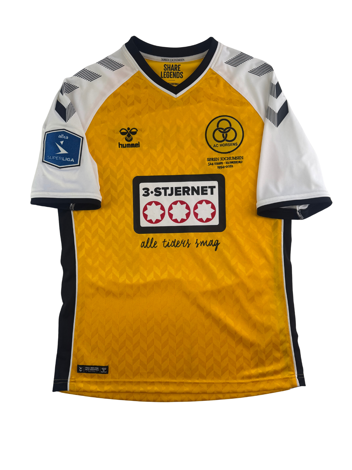Jacob Thychosen AC Horsens Jubiläumsspiel Signed + Matchworn