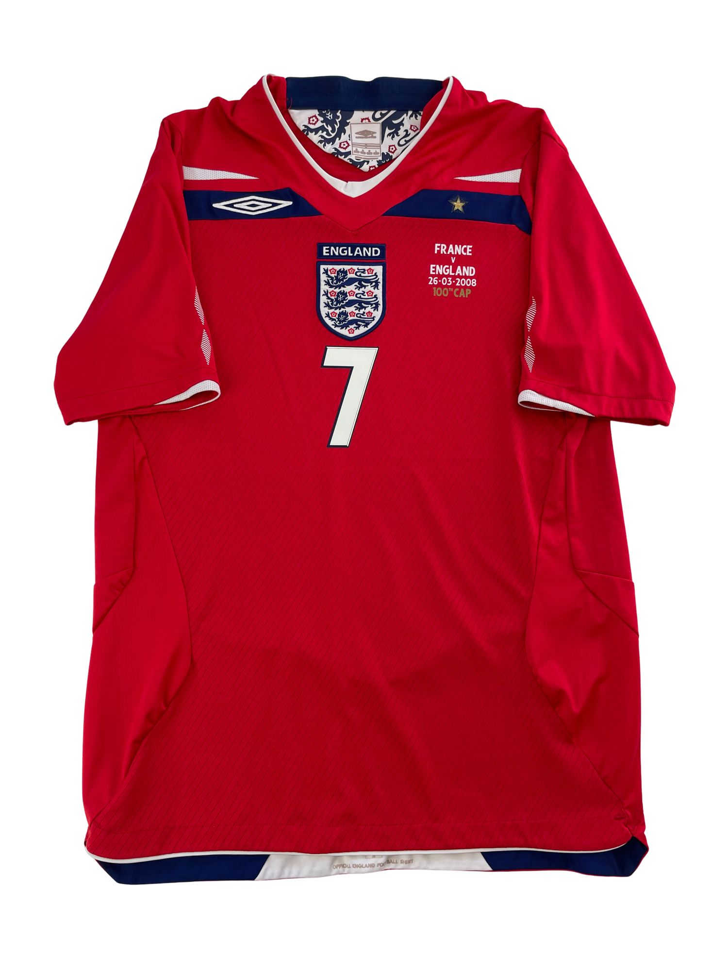David Beckham England Matchdetails 08/09 - L