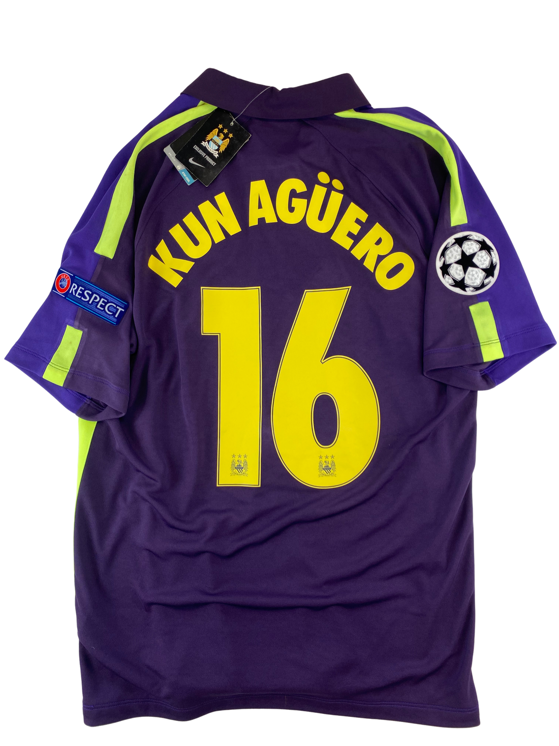 Sergio Agüero Manchester City 14/15 3. Trikot – L