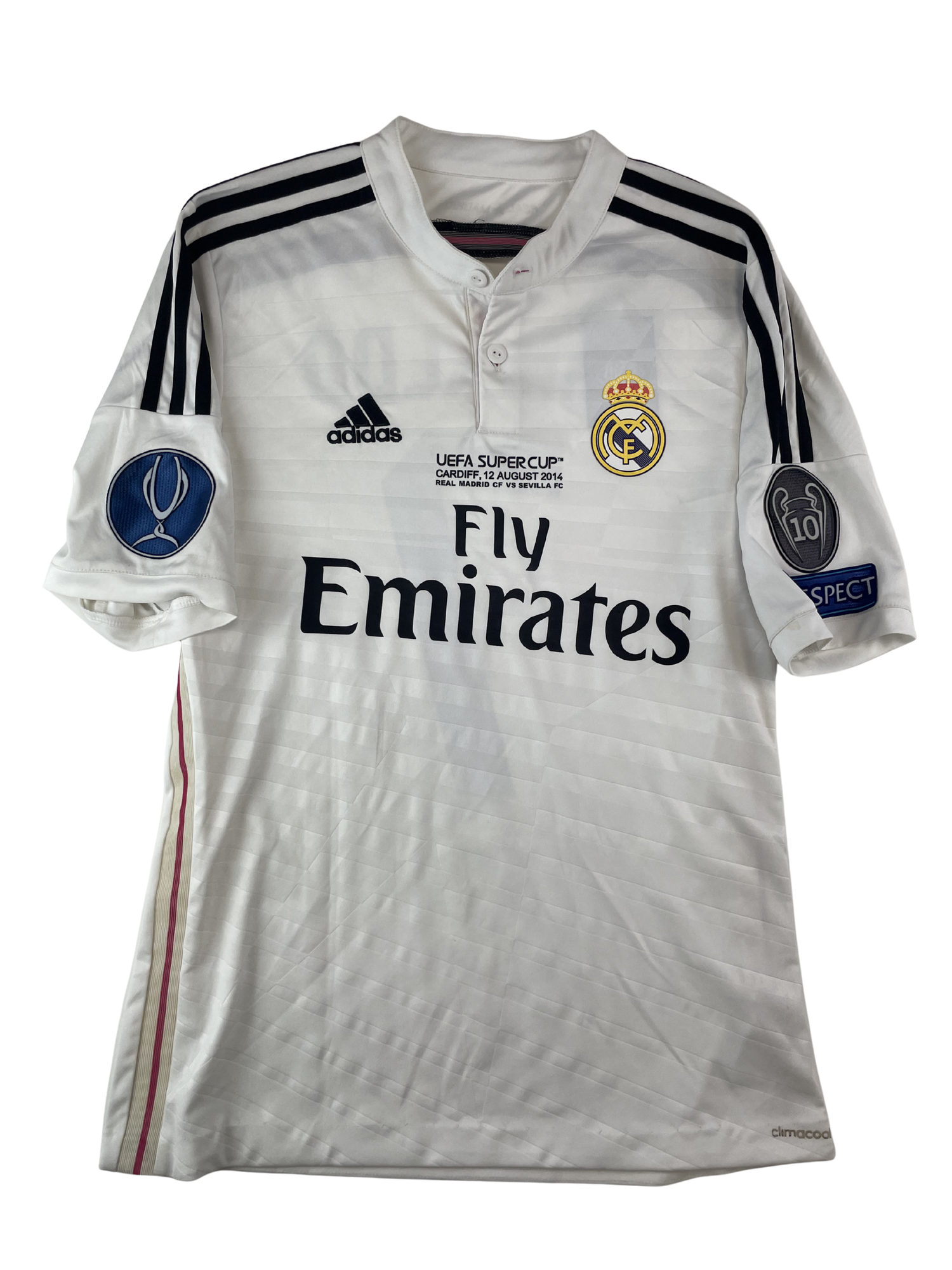Cristiano Ronaldo Real Madrid Heimtrikot 14/15 ENDGÜLTIGER DRUCK - S