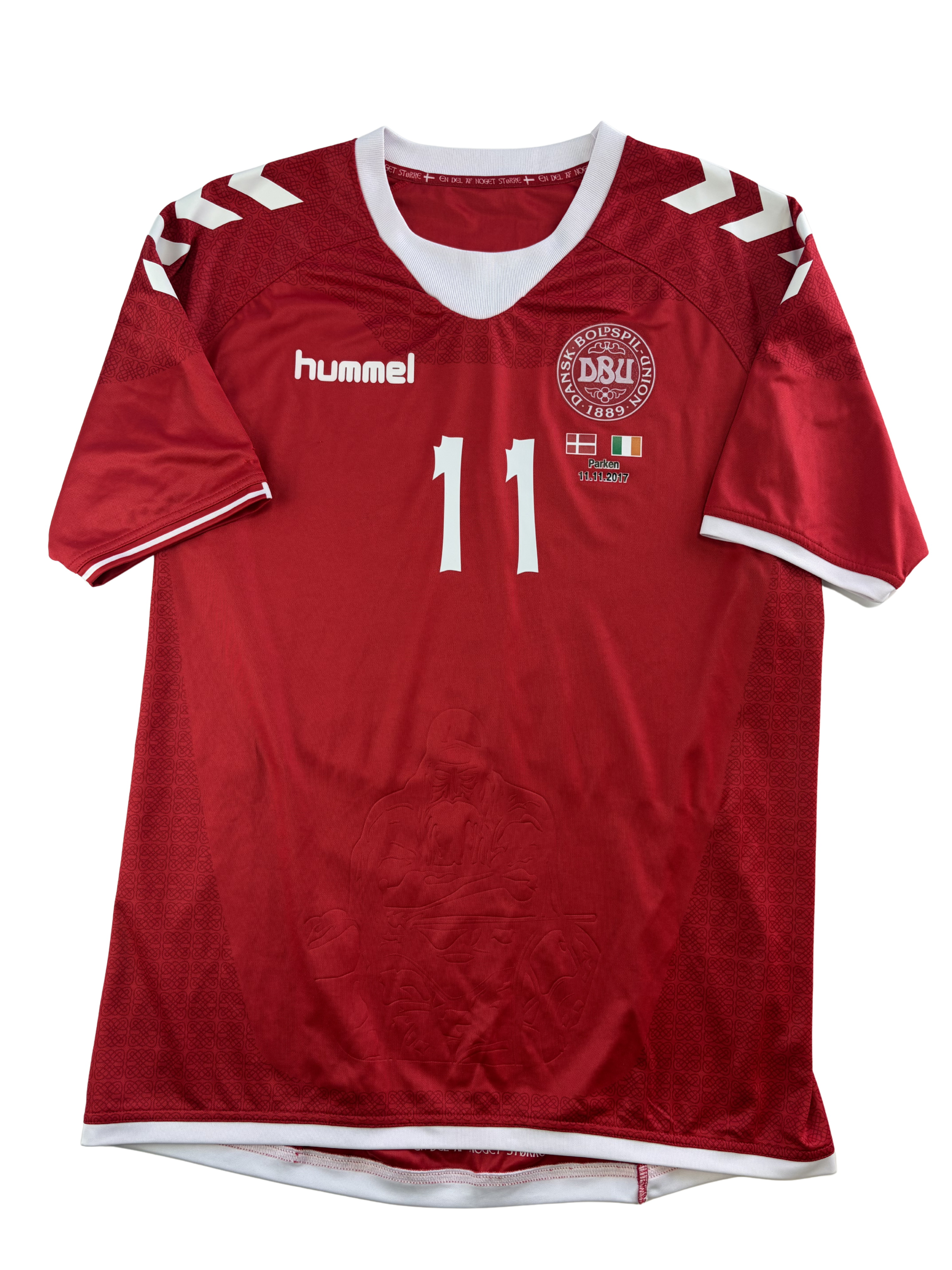Nicklas Bendtner Danmark 16/17 Matchissue - L
