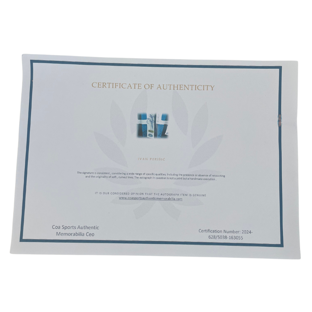 Perisic Inter Milan 18/19 SIGNERET hjemmebanetrøje - L