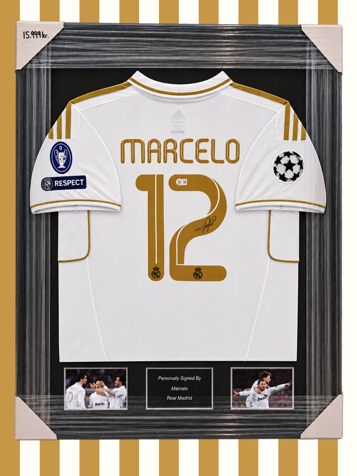Marcelo Real Madrid 11/12 SIGNIERT