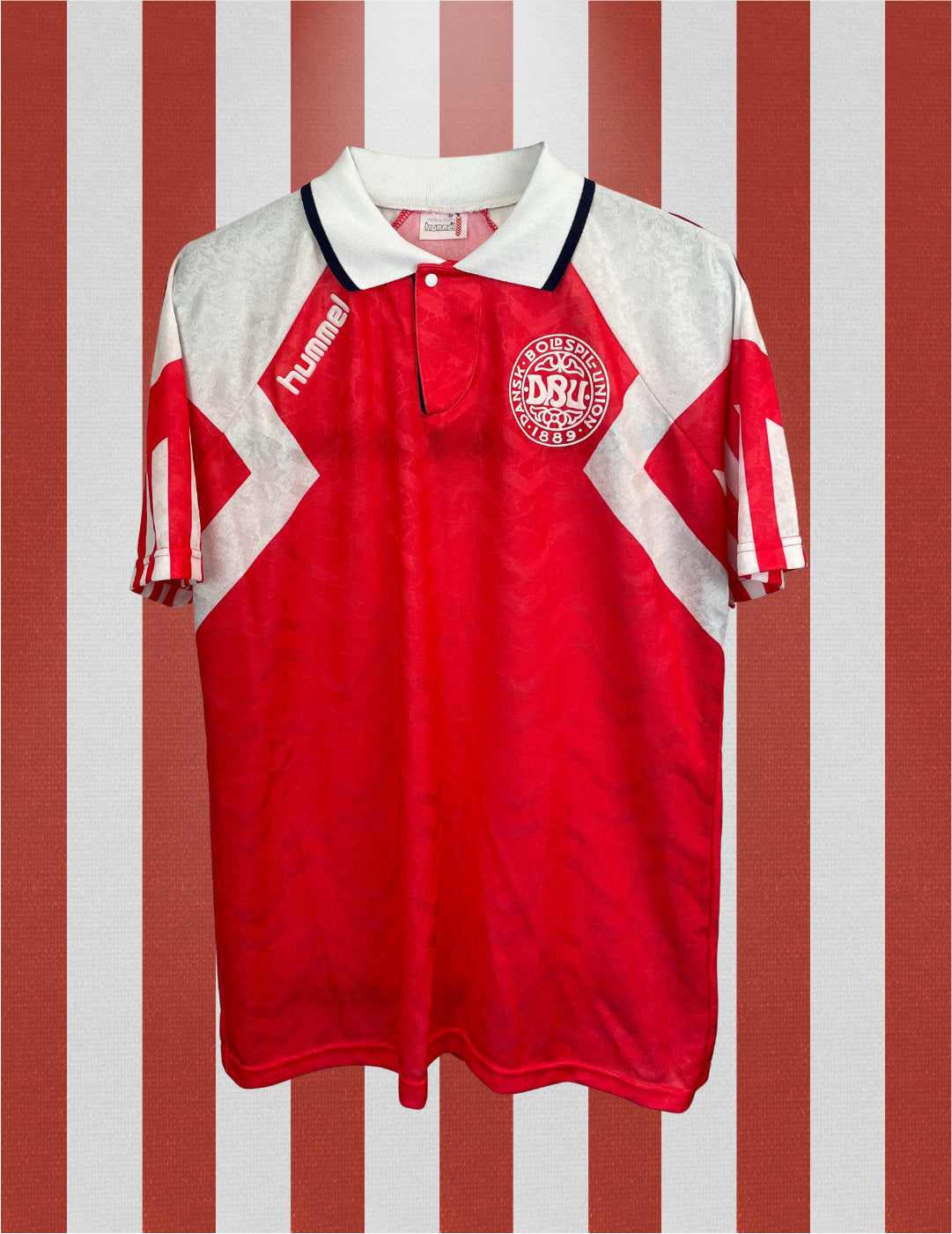 Dänemark Heimtrikot 91/92 - XL