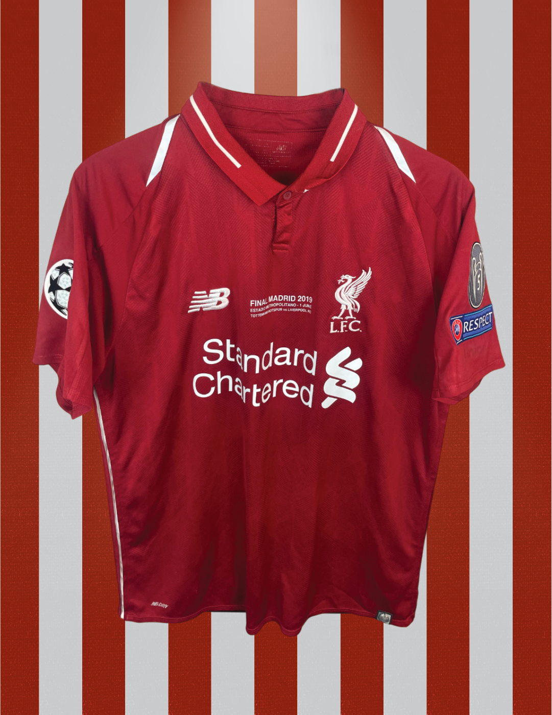Divock Origi Liverpool Heimtrikot 18/19 ENDGÜLTIGER DRUCK - M