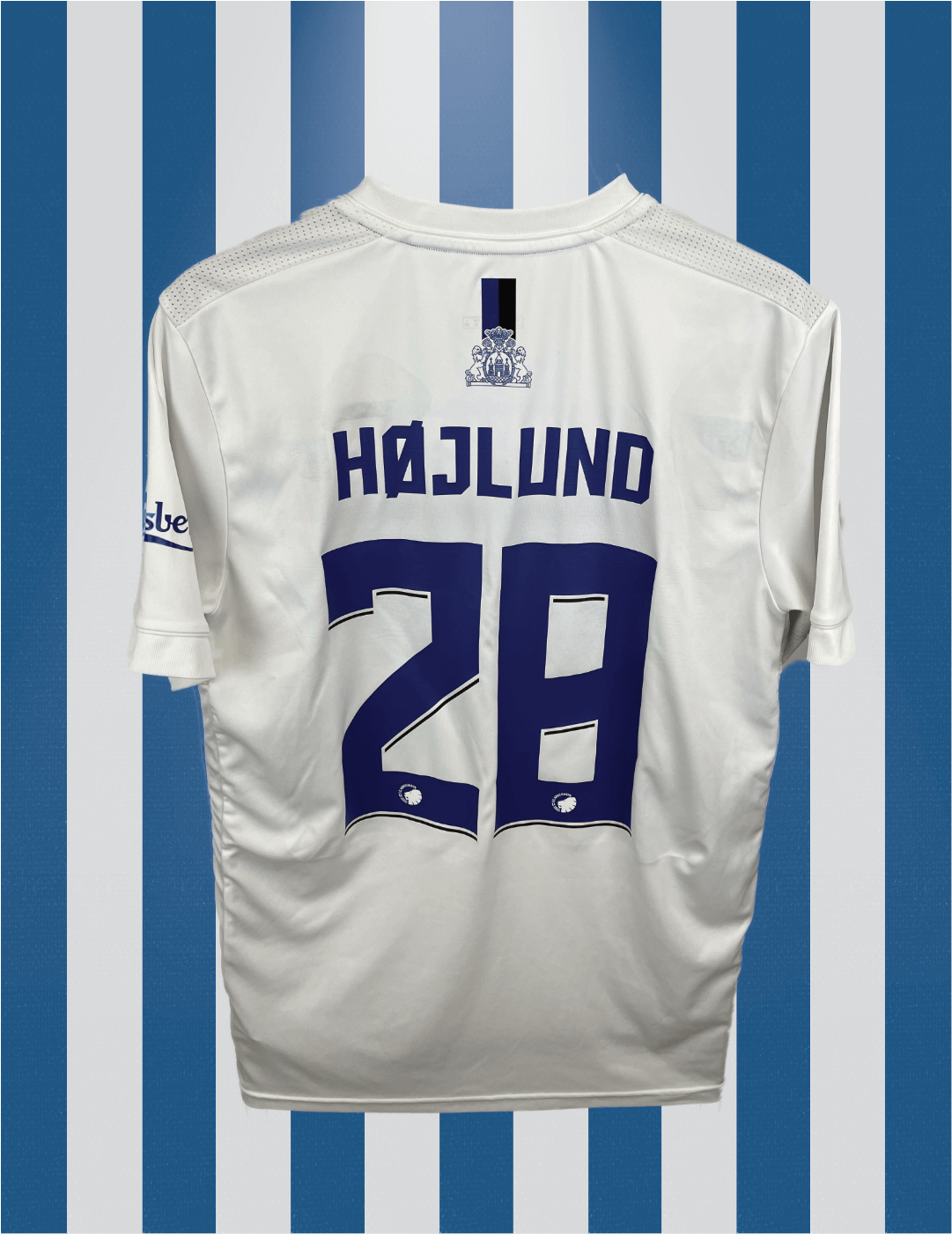 Rasmus Højlund FCK 21/22 hjemmebanetrøje - L