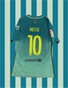 Lionel Messi Barcelona 16/17 SIGNED Matchissue