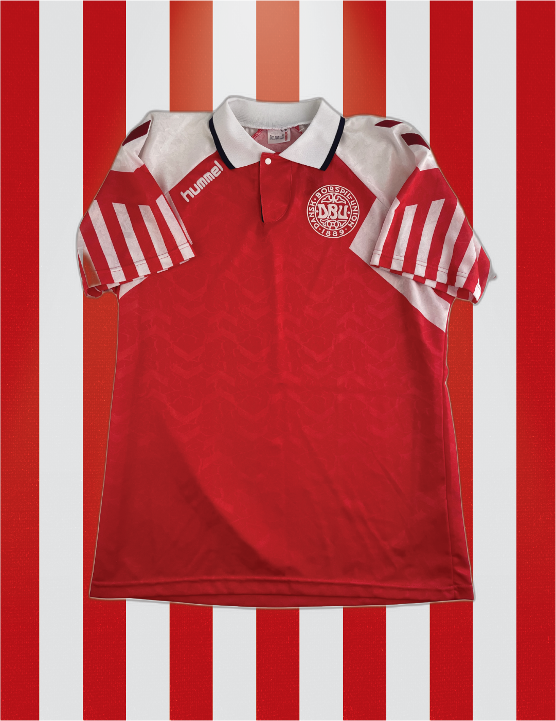 Dänemark Heimtrikot 91/92 - XL
