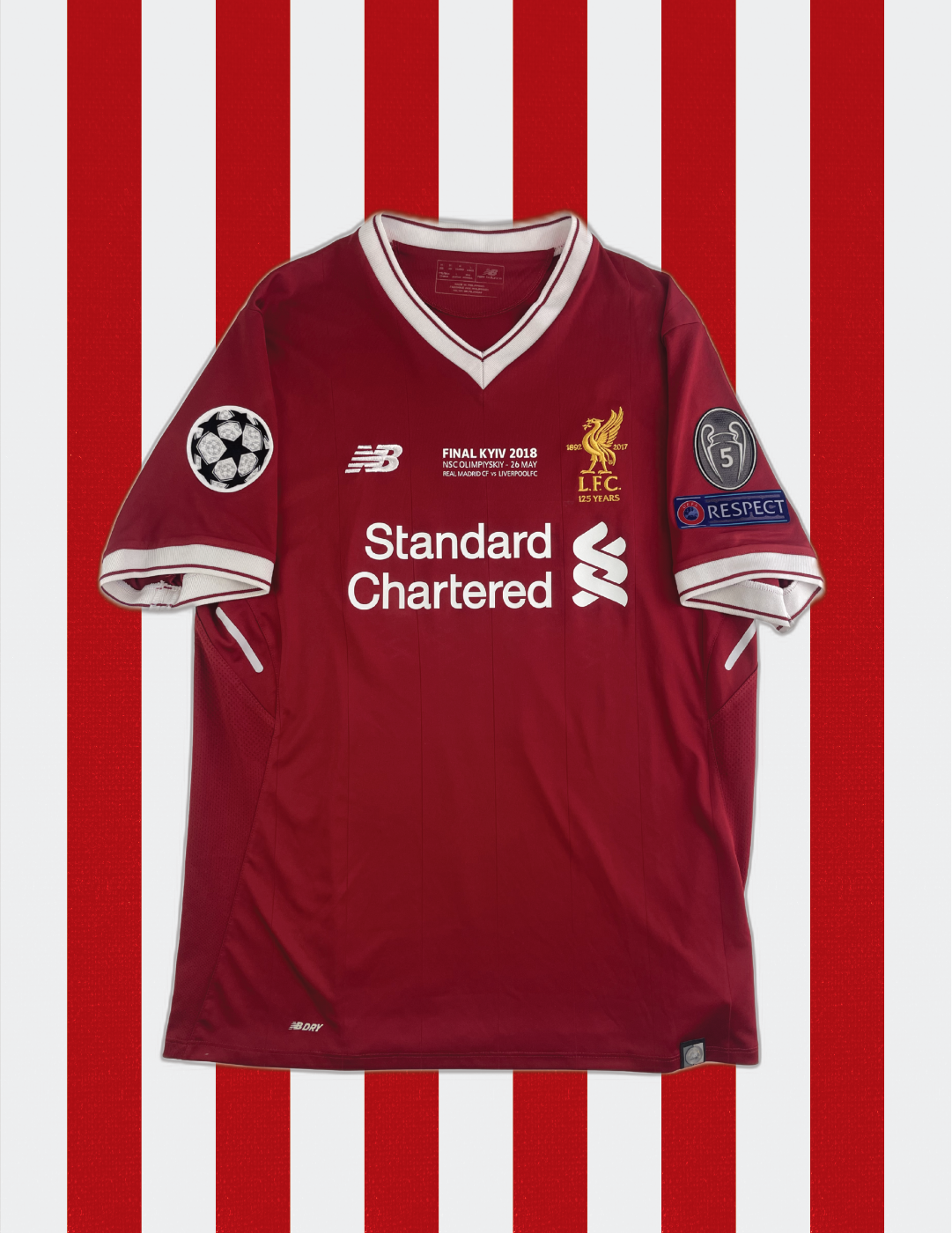 Mohammed Salah Liverpool Heimtrikot 17/18 ENDGÜLTIGER DRUCK - M