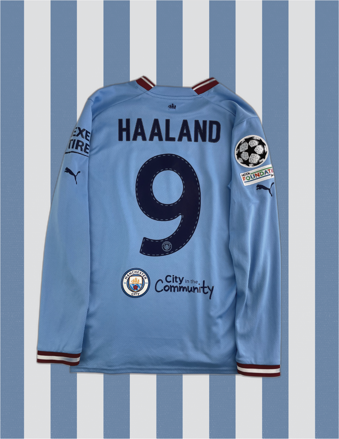 Erling Haaland Manchester City 22/23 FINALPRINT - M