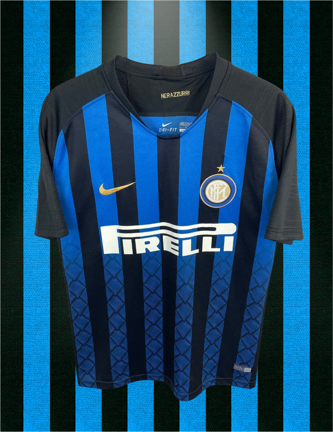 Perisic Inter Mailand Heimtrikot 18/19, signiert - Größe L