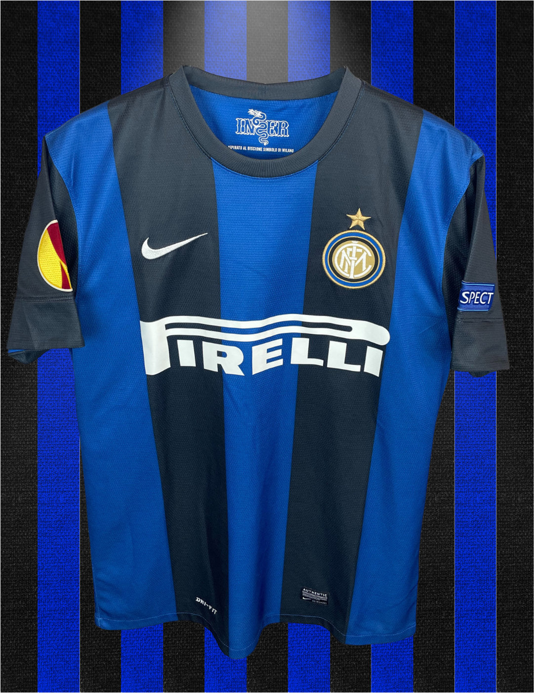 Diego Milito Inter Milan 12/13 SIGNERET hjemmebanetrøje - M