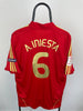 Andrés Iniesta Spanien 08/09 Heimtrikot - Größe L
