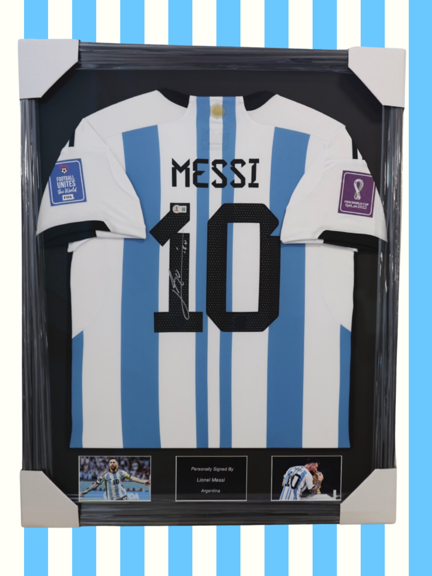 Lionel Messi Argentinien 22/23 SIGNIERT