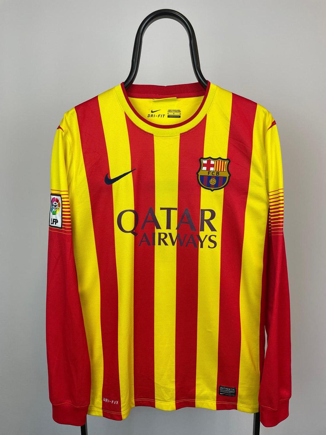 Cesc Fabregas Barcelona 13/14 Langarm-Auswärtstrikot - M