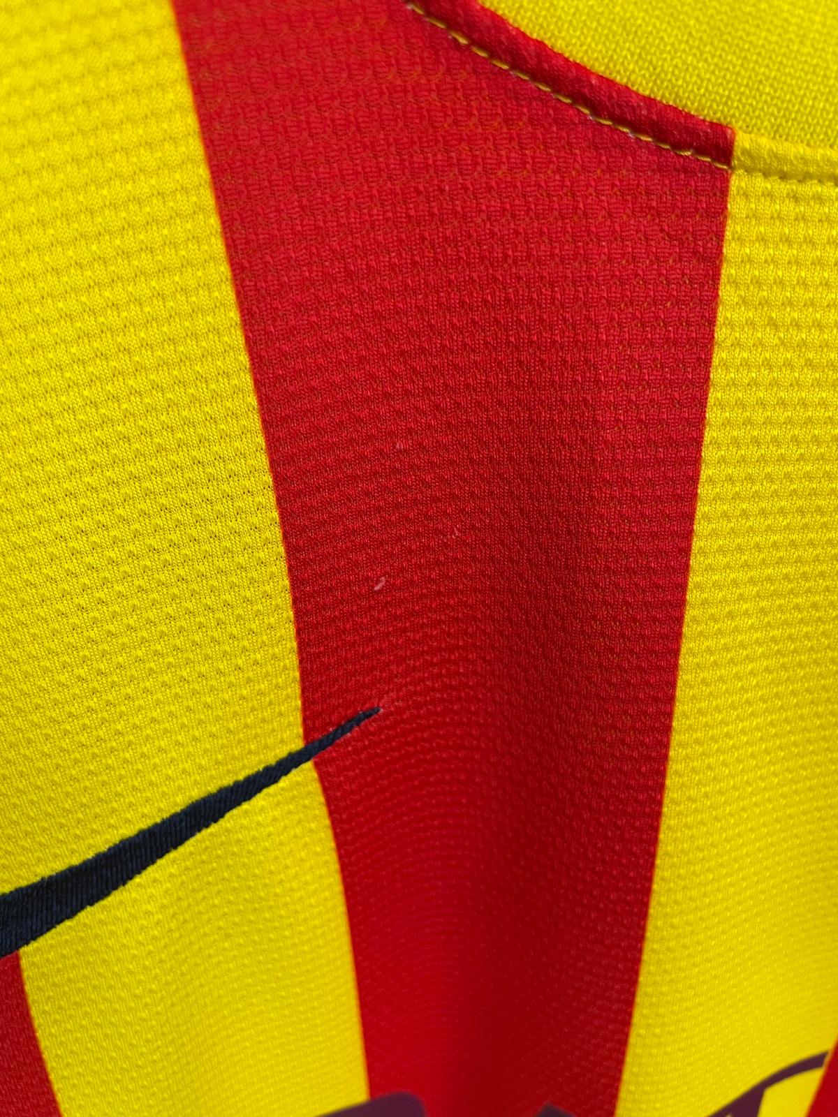 Cesc Fabregas Barcelona 13/14 Langarm-Auswärtstrikot - M